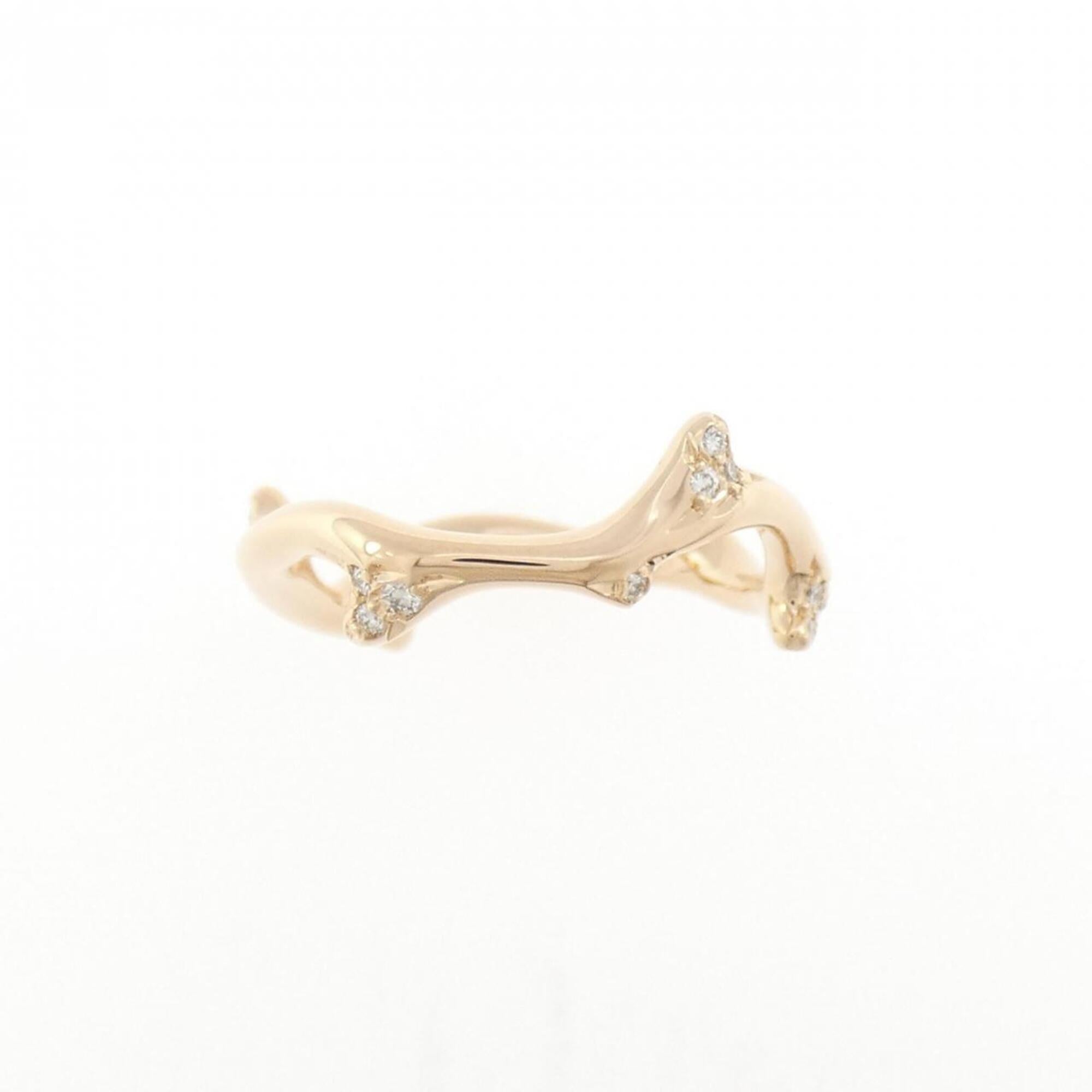 Christian Dior Pink Gold Pink Gold (18K) Band Ring (Pre-Owned)