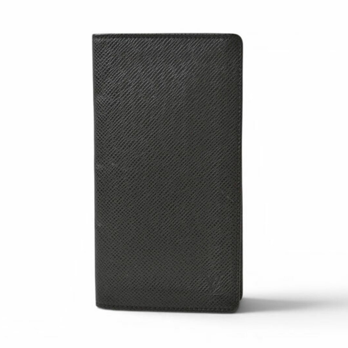 Louis Vuitton Taiga Ardoise Leather Long Wallet (Bi-Fold) (Pre-Owned)