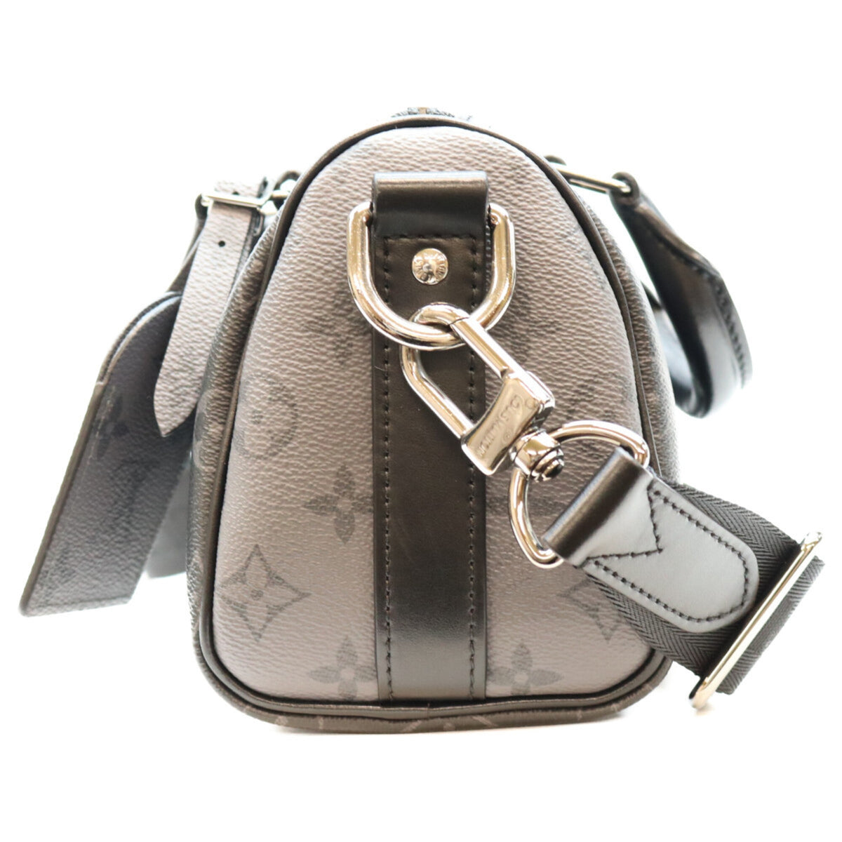 Louis Vuitton Black Monogram Eclipse Boston Bag (Pre-Owned)