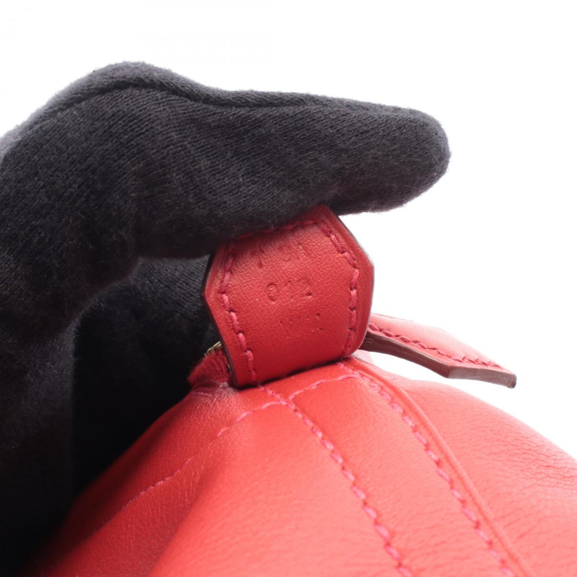 Hermes Red Color Swift Leather Handbag (Pre-Owned)