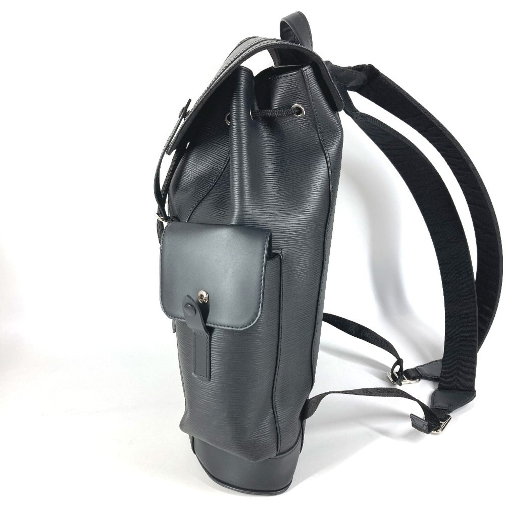 Louis Vuitton Black Noir Epi Leather Backpack (Pre-Owned)
