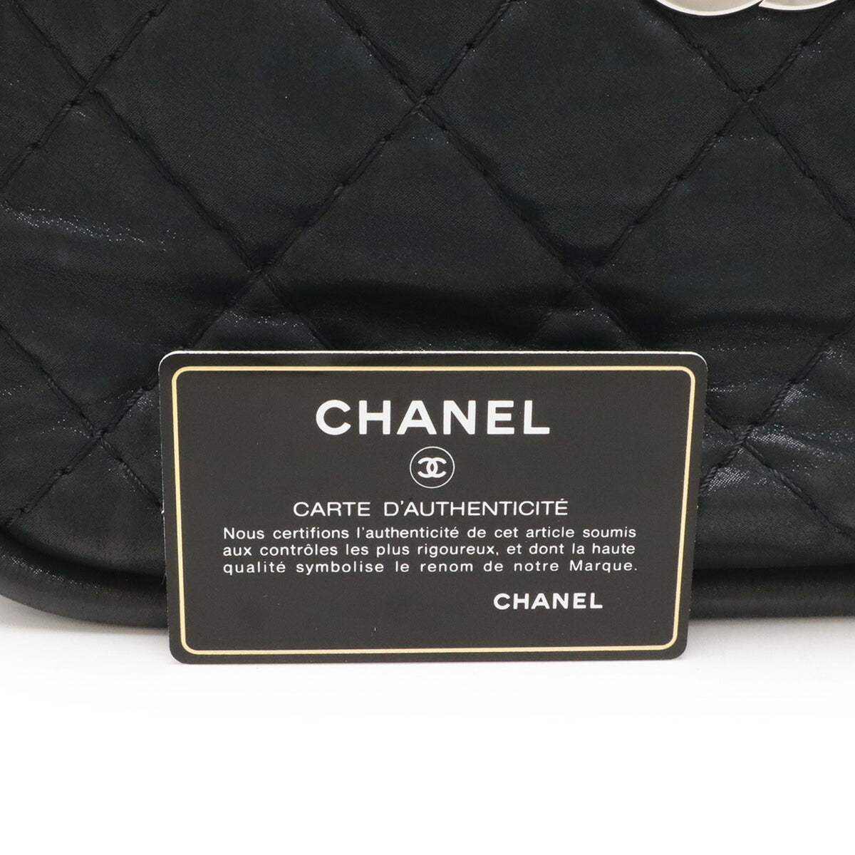 Chanel Wild Stitch Black Leather Handbag Shoulder Bag (Pre-Owned)