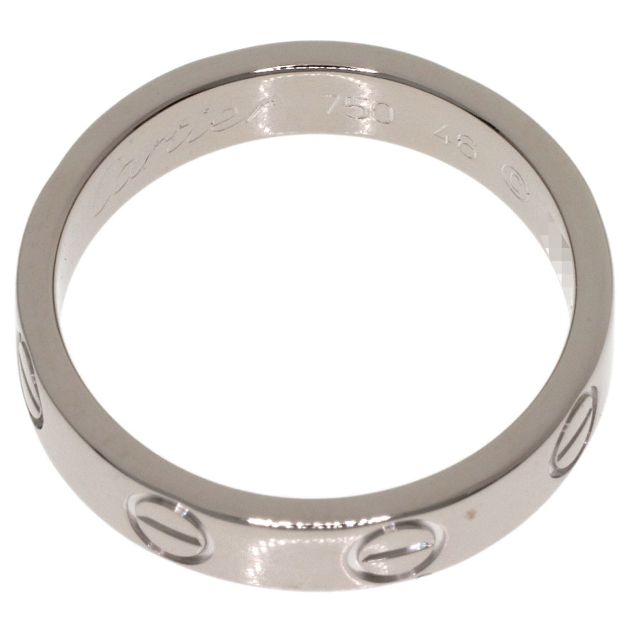 Cartier White Gold White Gold (18K) Band Ring (Pre-Owned)