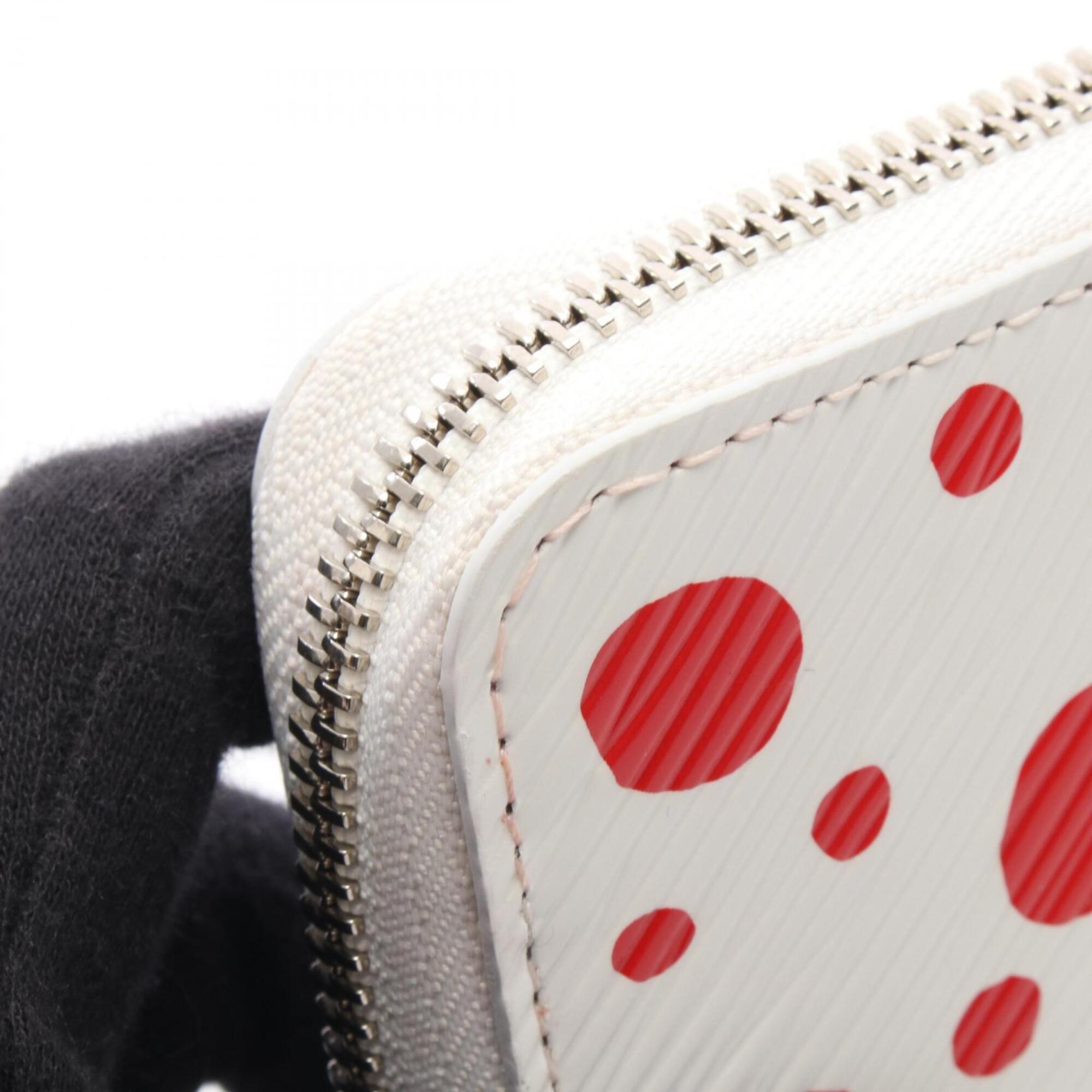 Louis Vuitton Blanc Red Color White Epi Leather Long Wallet (Bi-Fold) (Pre-Owned)