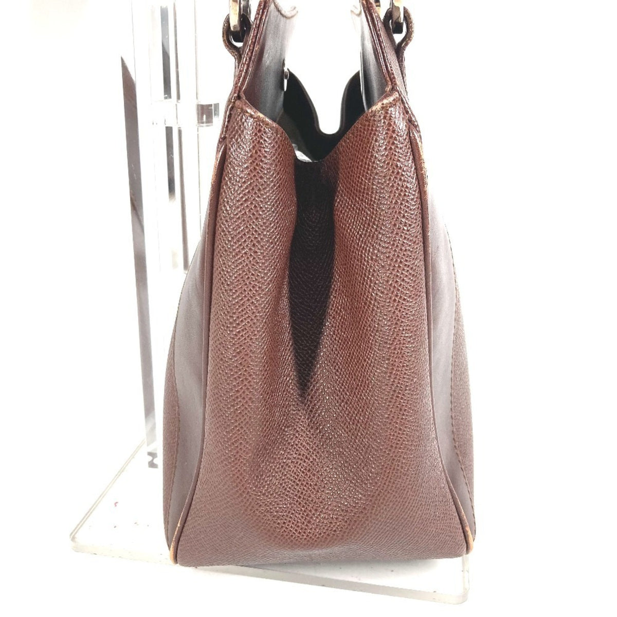 Bvlgari Leather Handbag Shoulder Bag (Pre-Owned)