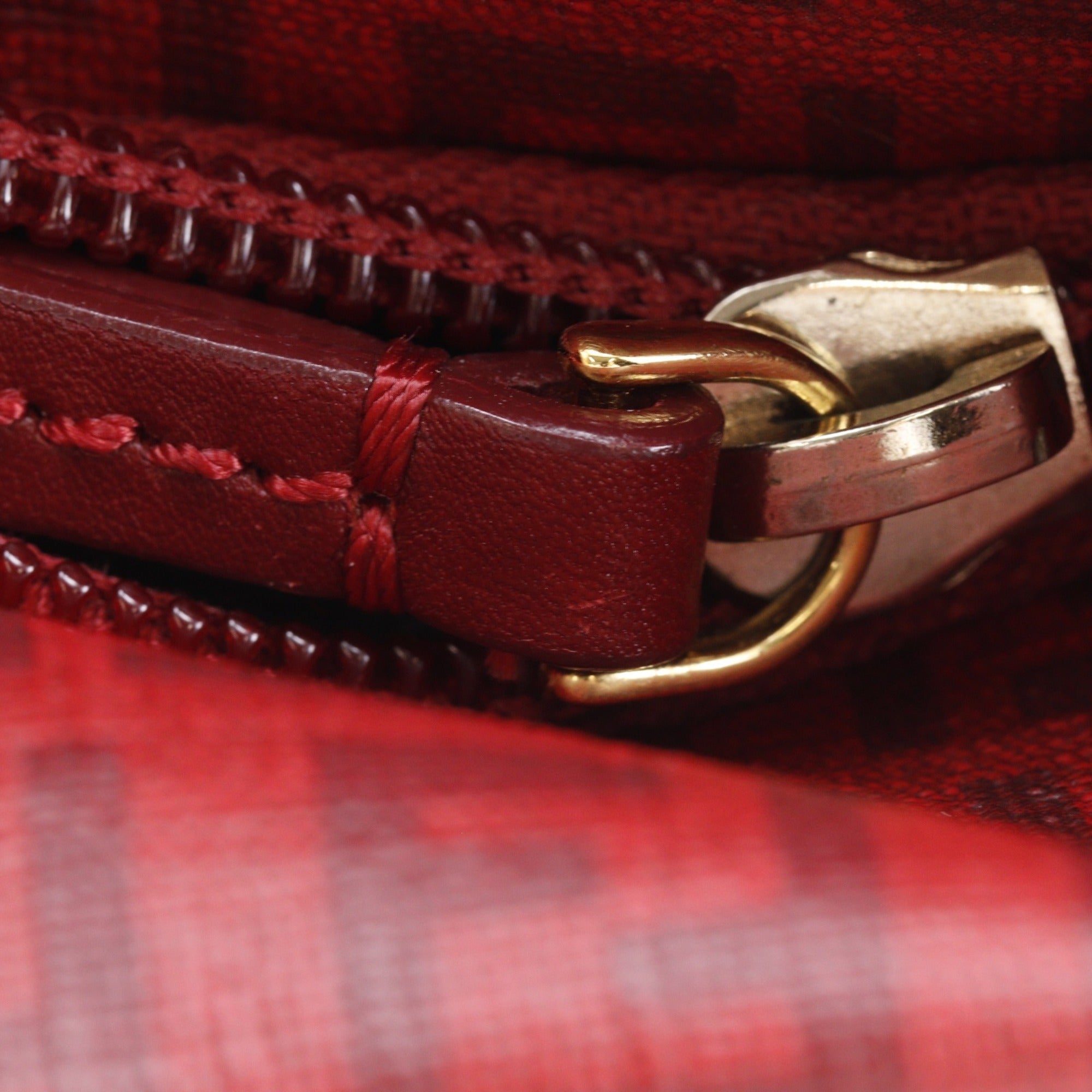 Fendi Zucchino Red Color Pvc Tote Bag (Pre-Owned)