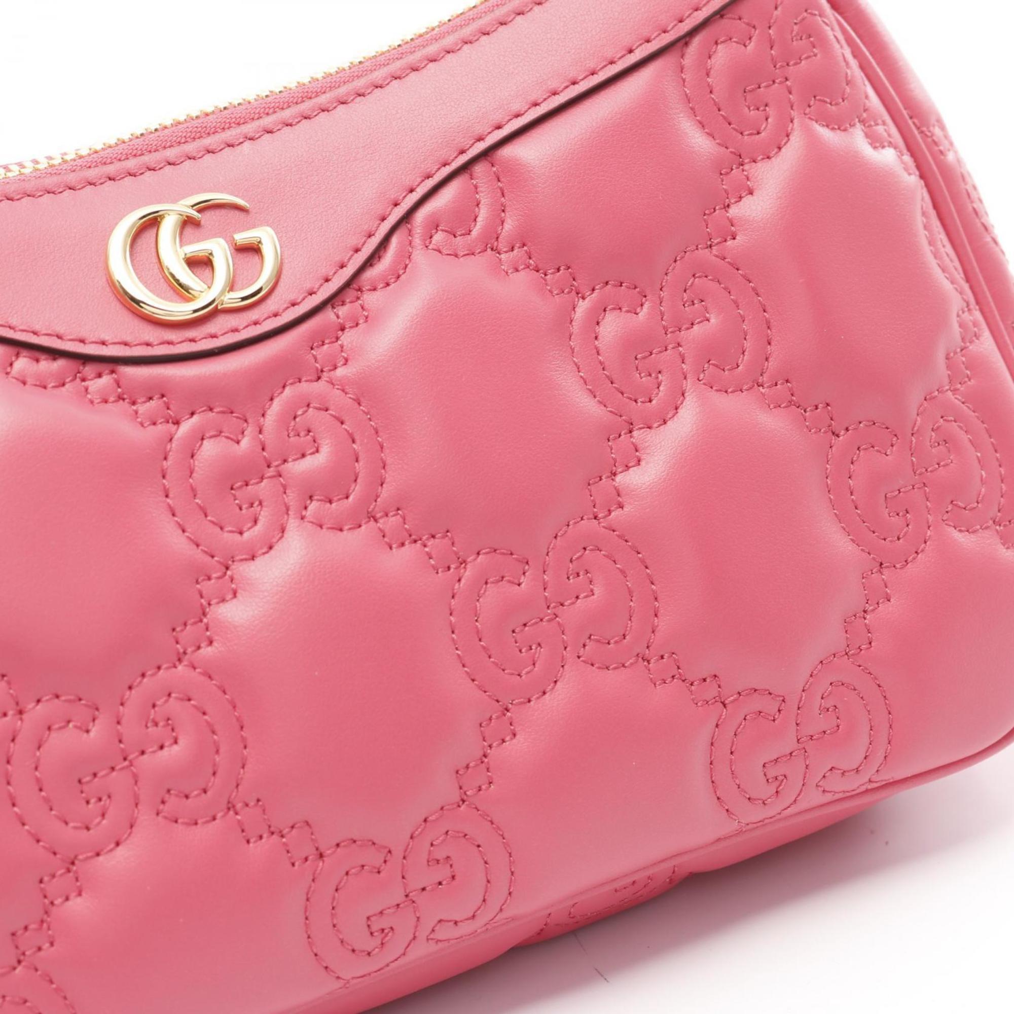 Gucci Pink Leather Handbag (Pre-Owned)
