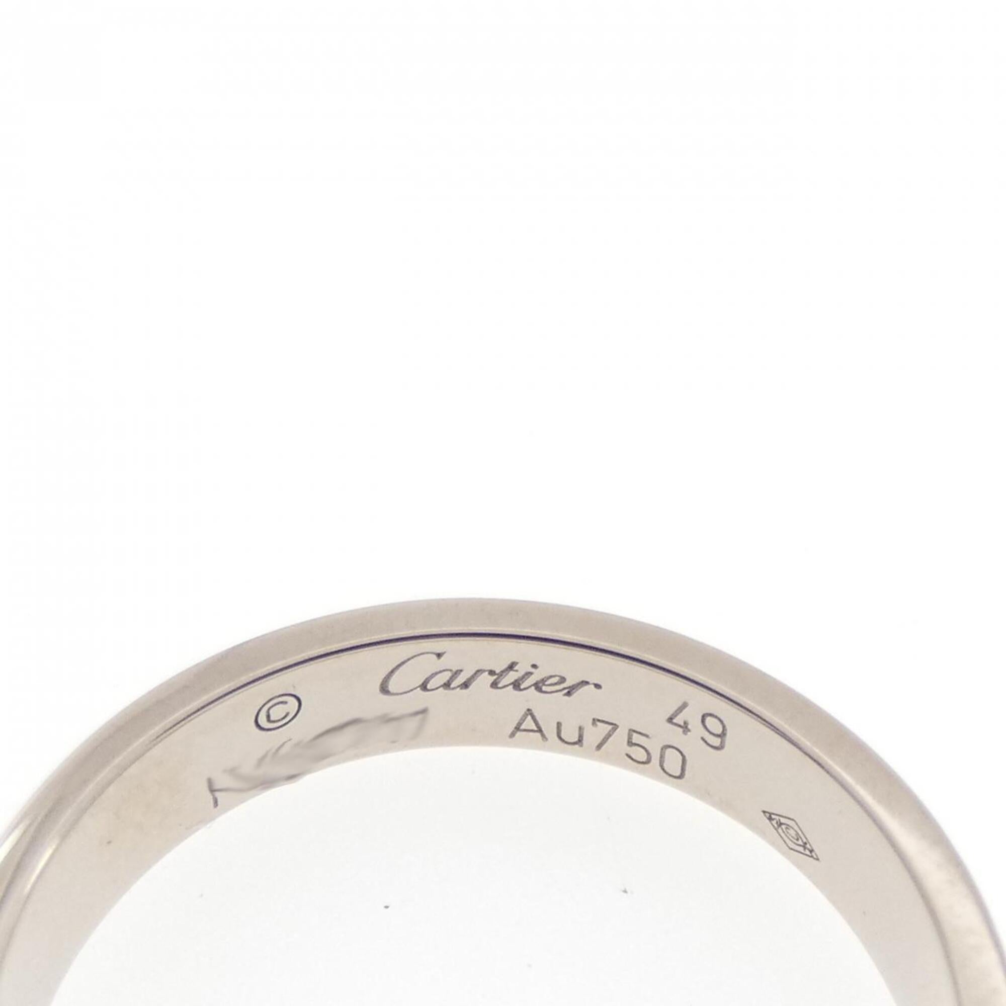Cartier White Gold White Gold (18K) Band Ring (Pre-Owned)