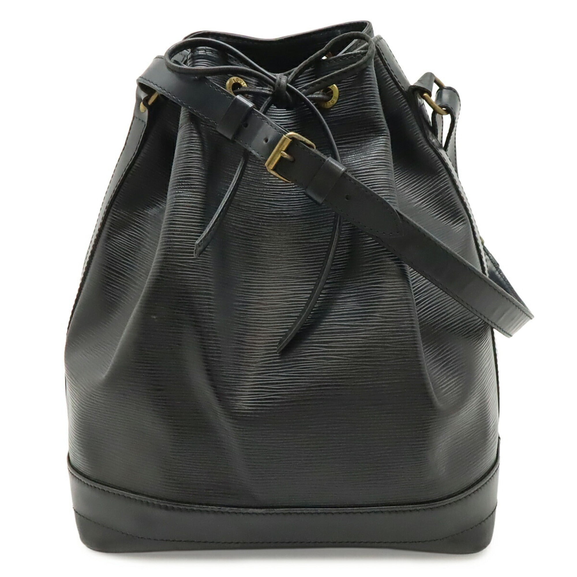 Louis Vuitton Black Noir Epi Leather Shoulder Bag (Pre-Owned)