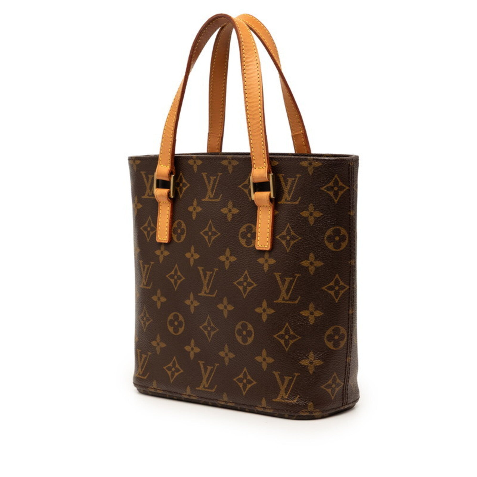 Louis Vuitton Monogram Brown Pvc Leather Handbag (Pre-Owned)