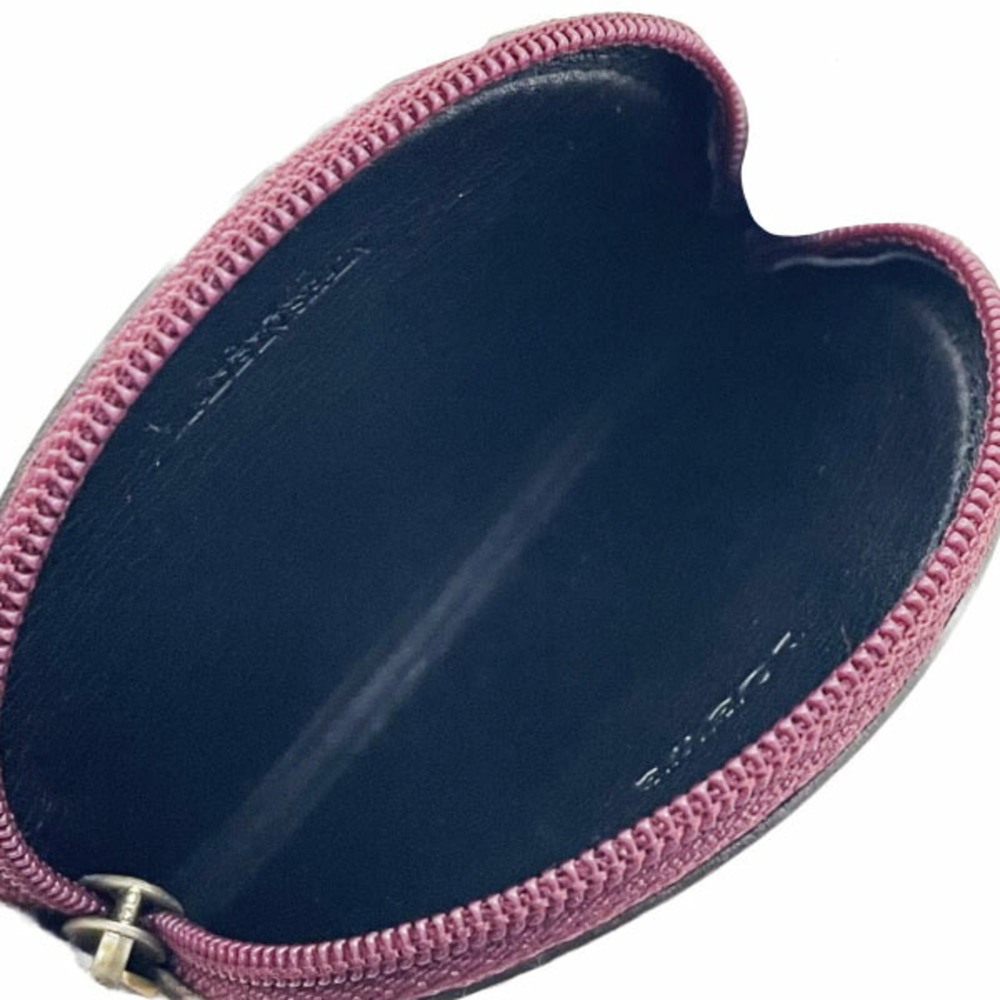 Loewe Bordeaux Leather Coin Purse/Coin Case (Pre-Owned)