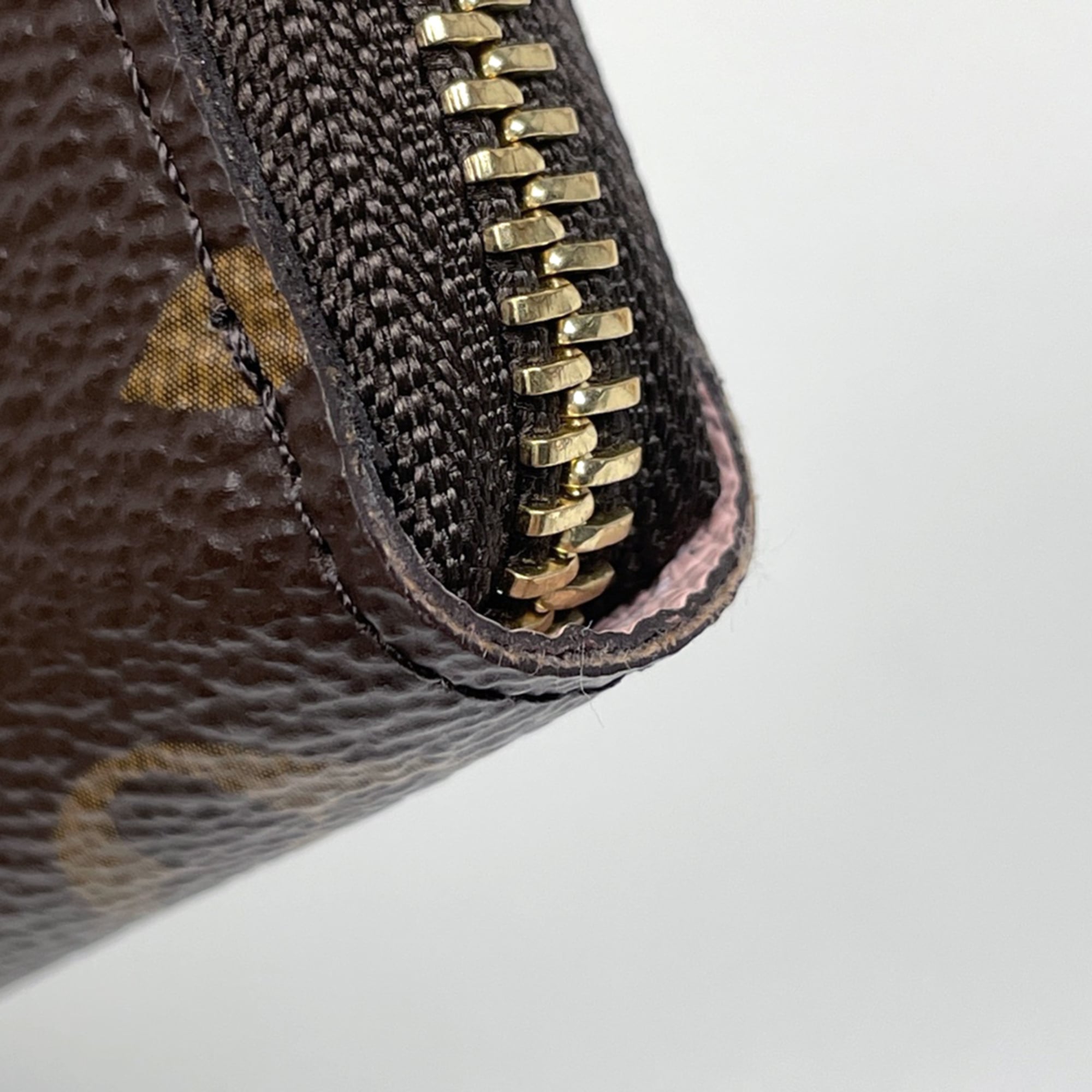 Louis Vuitton Monogram Brown Rose Ballerine Monogram Long Wallet (Bi-Fold) (Pre-Owned)