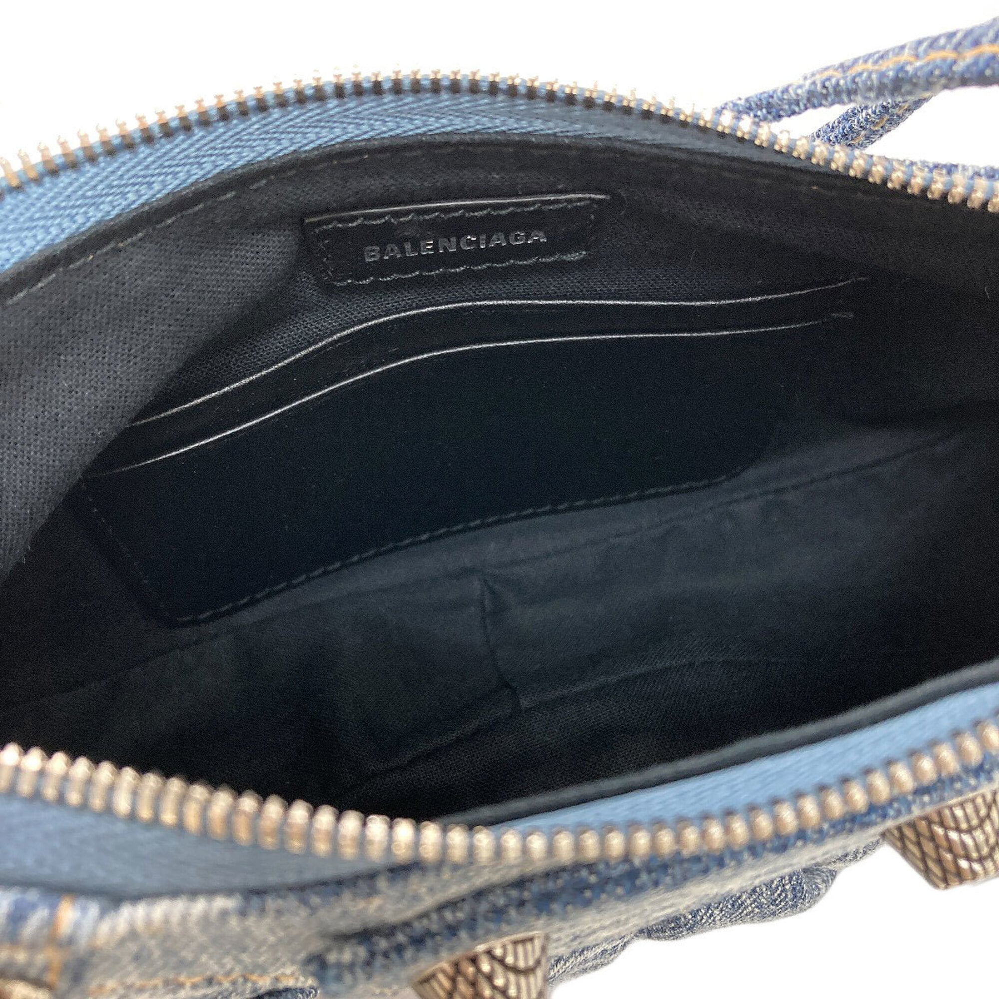 Balenciaga Blue Denim Handbag (Pre-Owned)