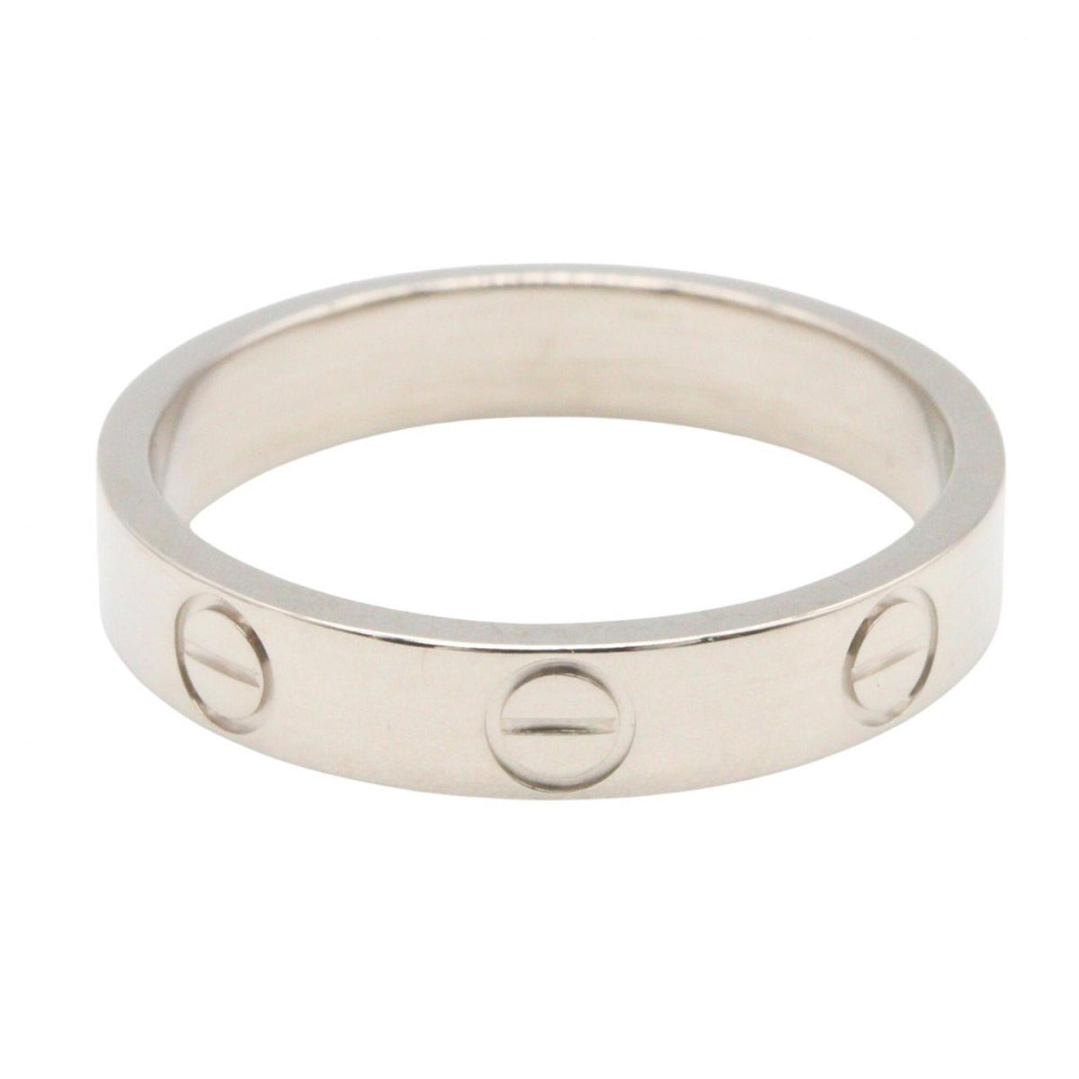 Cartier Silver White Gold (18K) Band Ring (Pre-Owned)