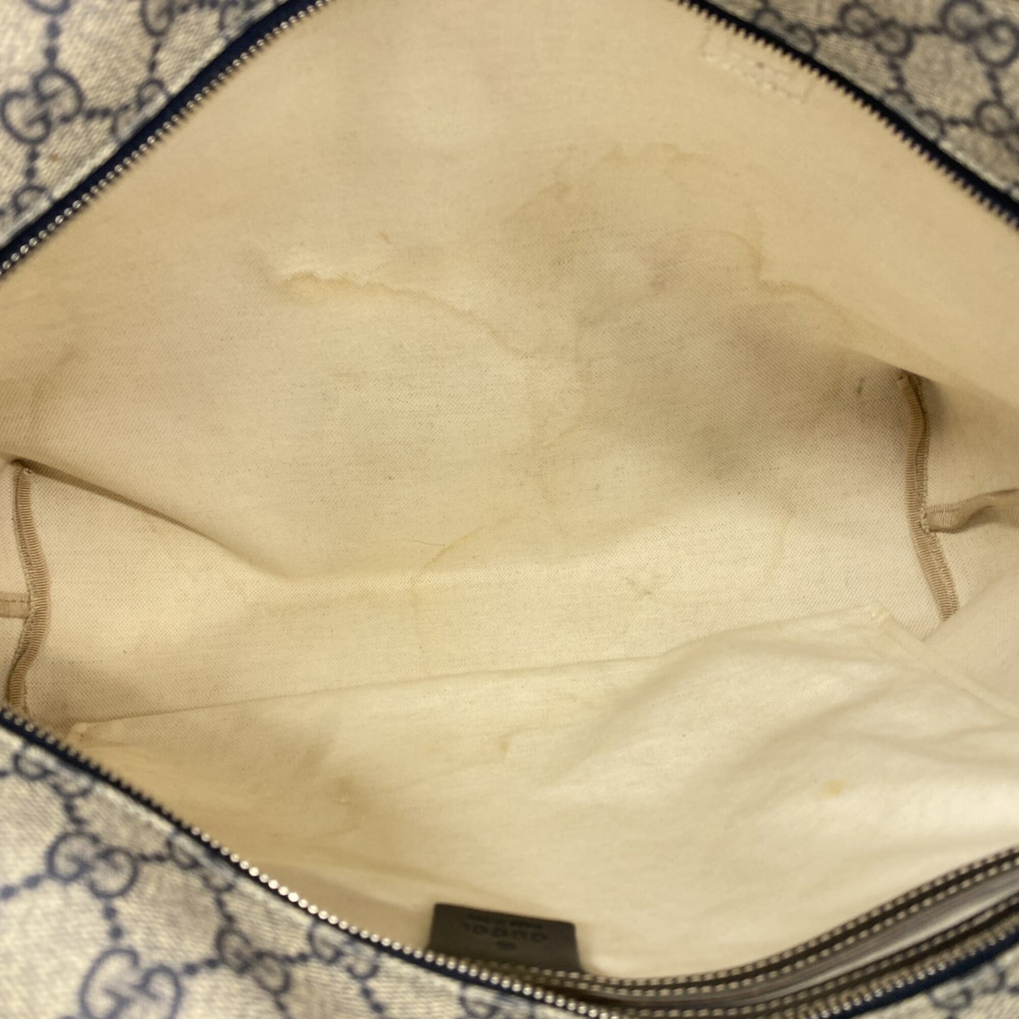 Gucci Navy Pvc Tote Bag (Pre-Owned)