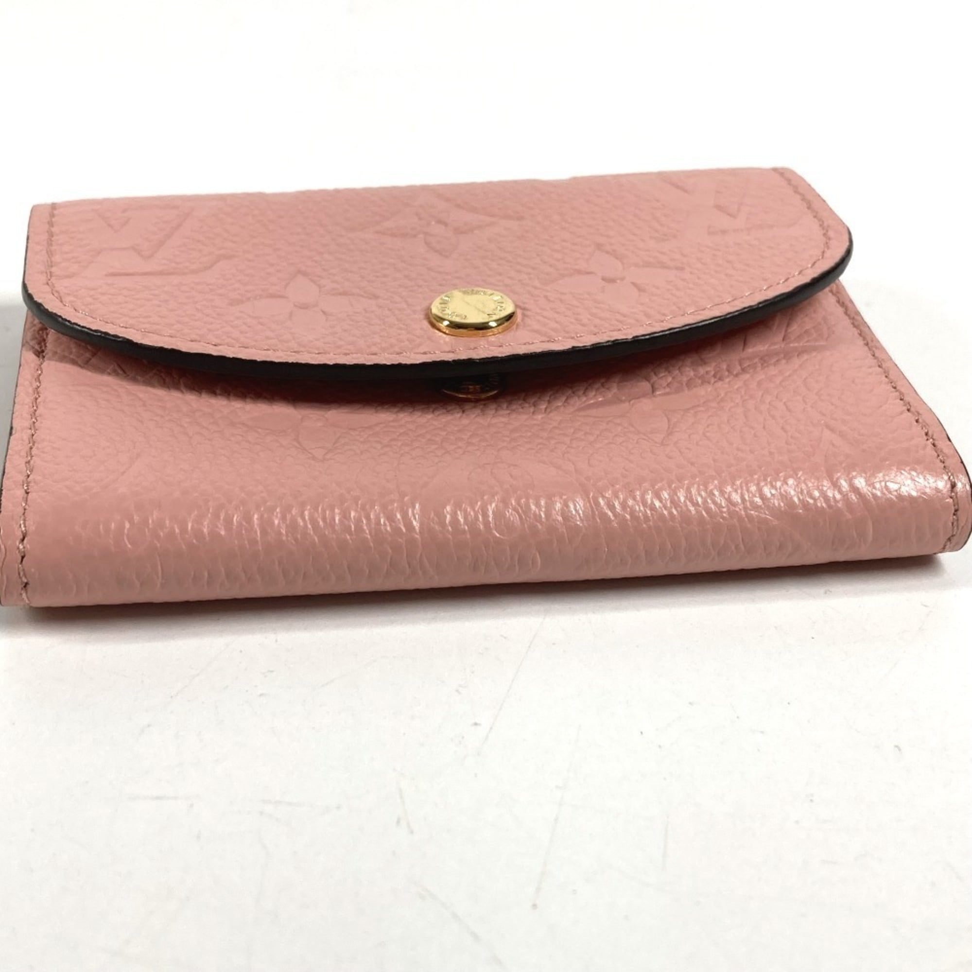 Louis Vuitton Pink Rose Poudre Monogram Empreinte Leather Wallet (Bi-Fold) (Pre-Owned)