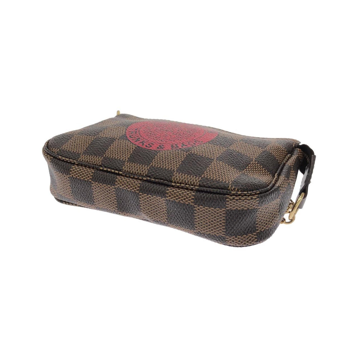 Louis Vuitton Brown Coated Canvas Pochette Pouch (Pre-Owned)