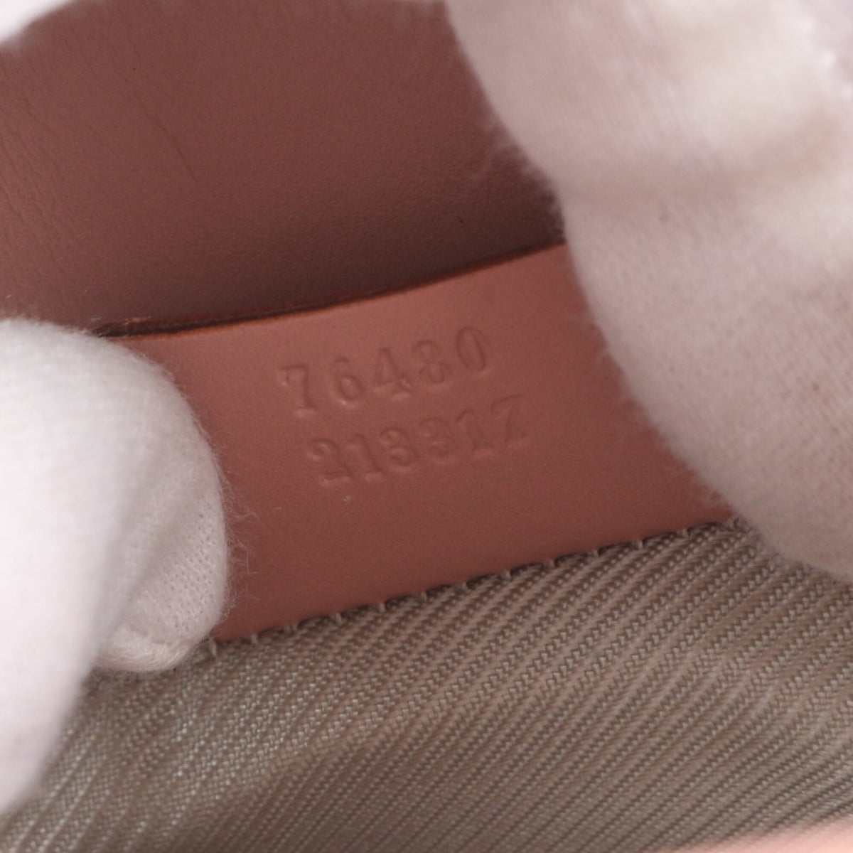 Gucci Pink Leather Canvas Handbag Tote Bag (Pre-Owned)