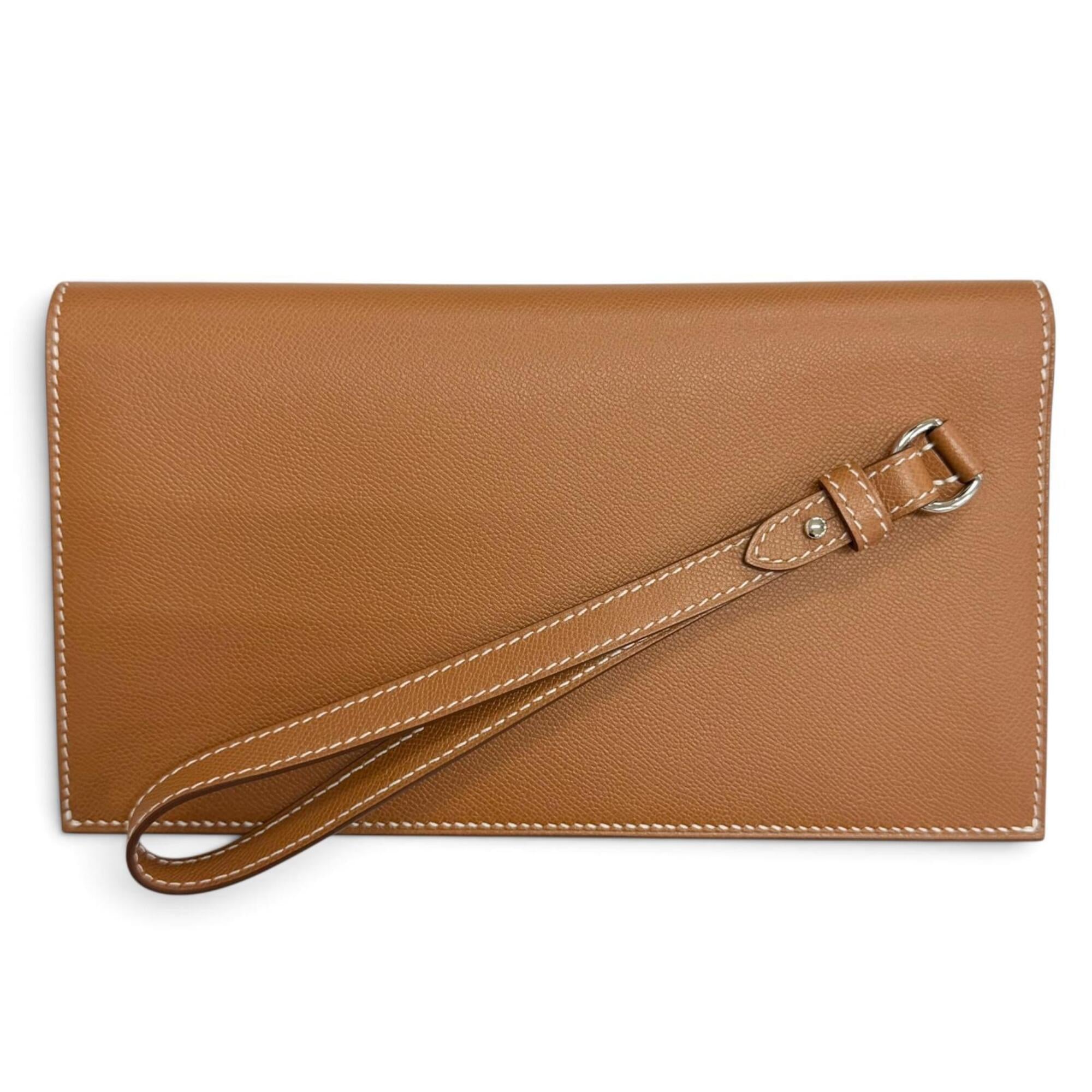 Hermes Gold Long Wallet (Bi-Fold) (Pre-Owned)