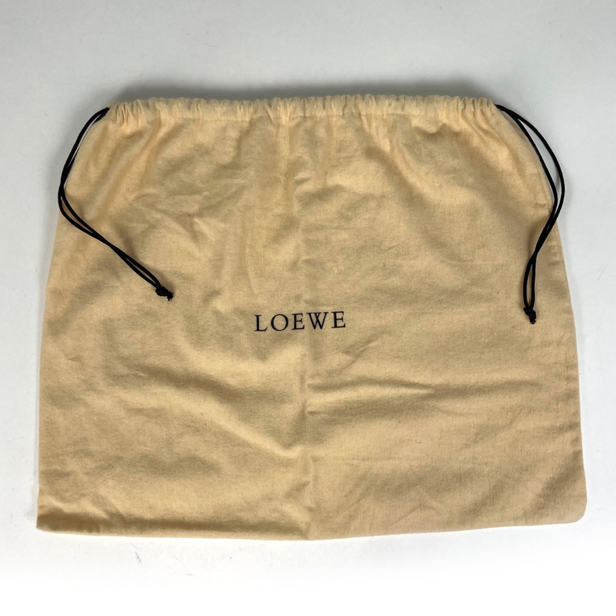 Loewe Brown Canvas Leather Handbag (Pre-Owned)