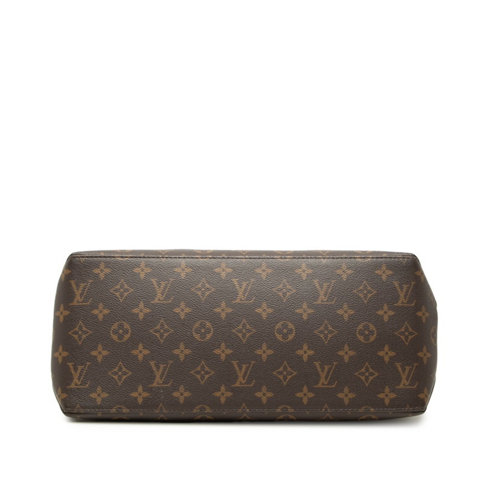 Louis Vuitton Monogram Brown Pvc Leather Handbag Shoulder Bag (Pre-Owned)