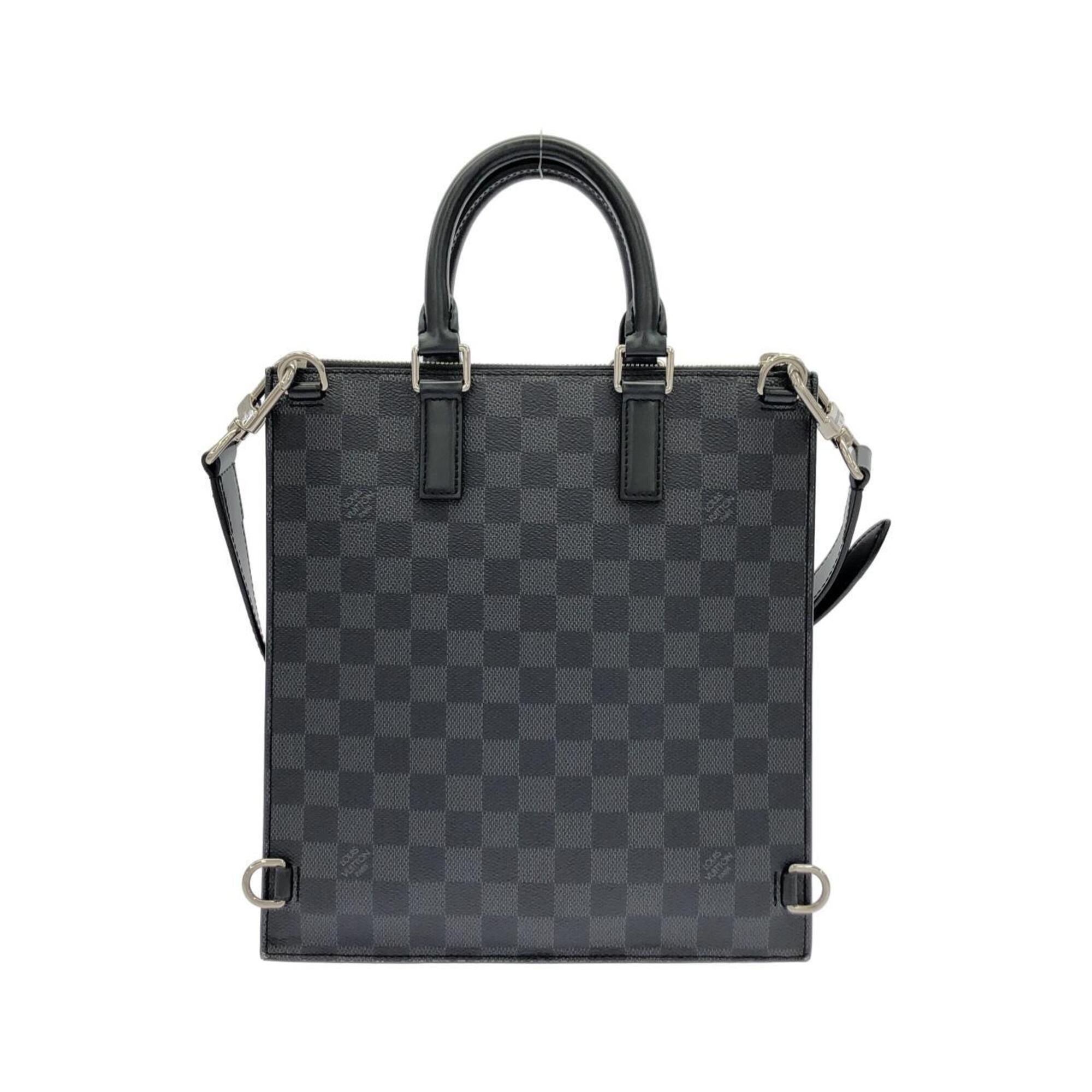Louis Vuitton Graphite Coated Canvas Handbag (Pre-Owned)