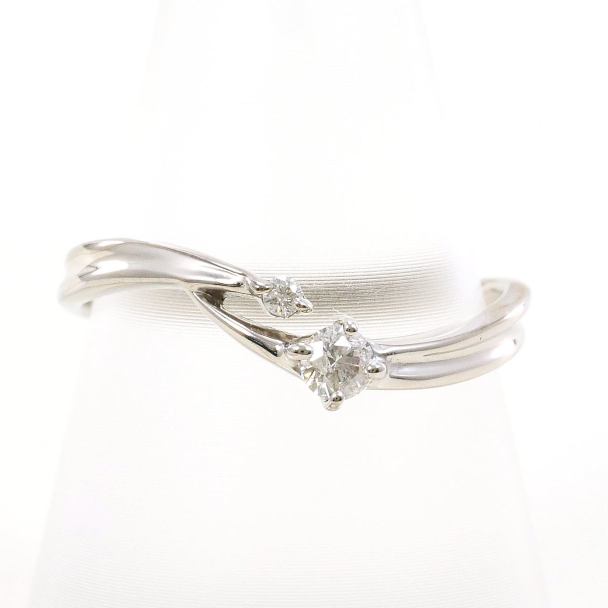 Unbranded White Gold White Gold (14K) Band Ring (Pre-Owned)