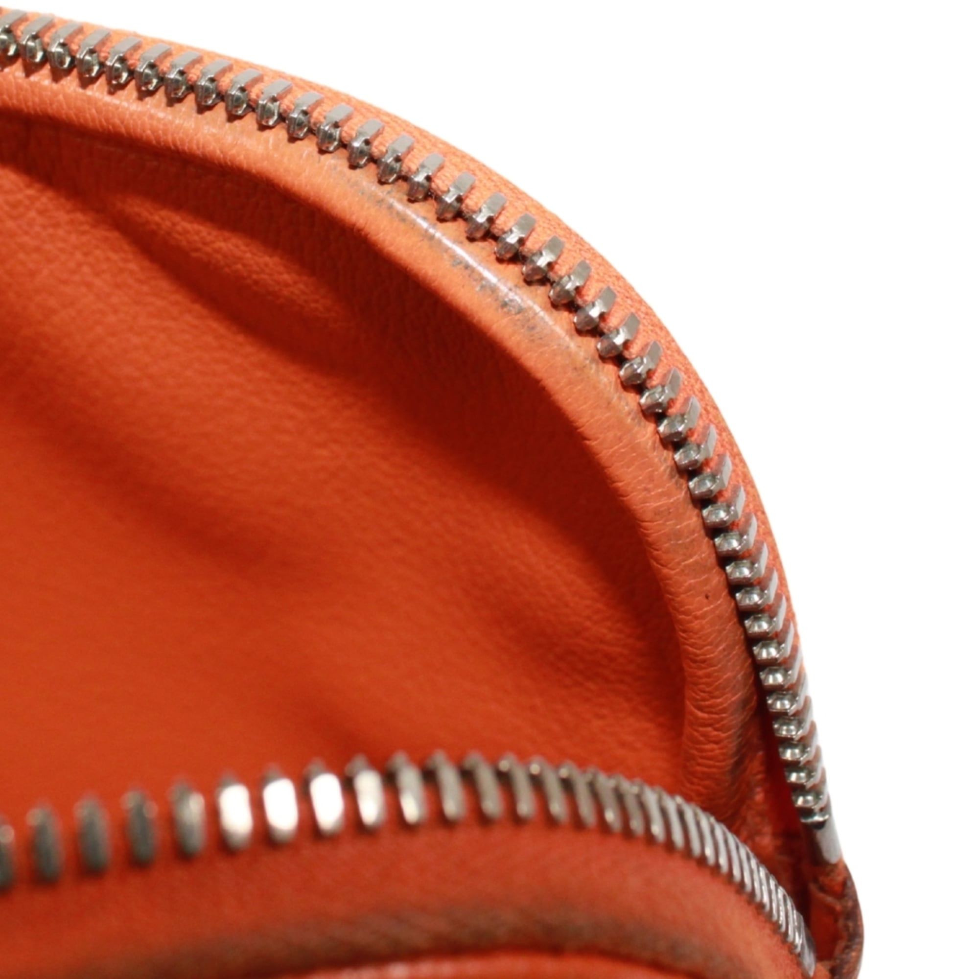 Hermes Orange Epsom Leather Pouch Shoulder Bag (Pre-Owned)