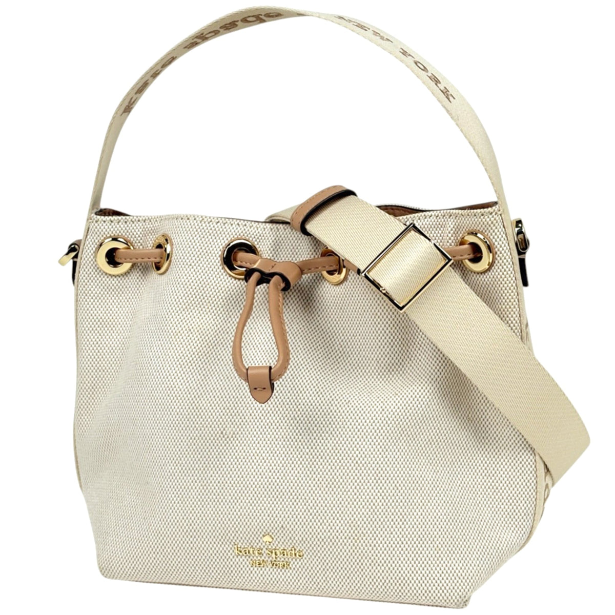 Kate Spade Beige Canvas Handbag (Pre-Owned)
