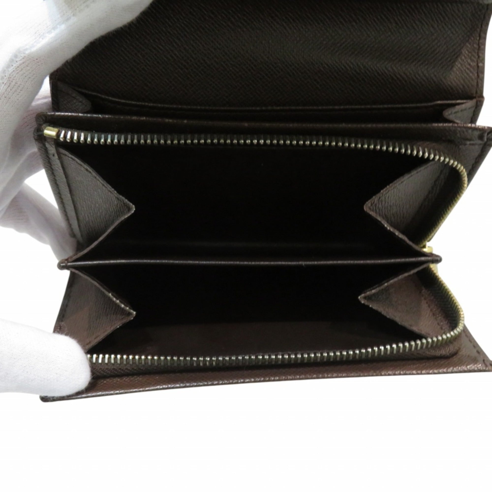 Louis Vuitton Damier Brown Damier Canvas Damier Canvas Wallet (Bi-Fold) (Pre-Owned)