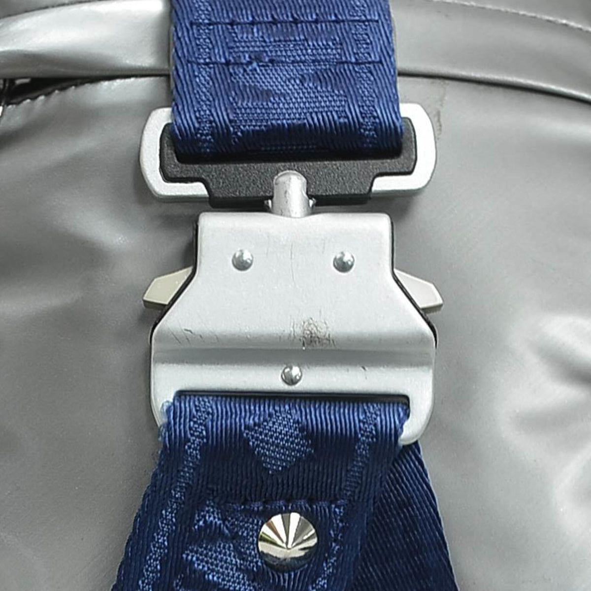 Mcm Blue Silver Pvc Shoulder Bag (Pre-Owned)