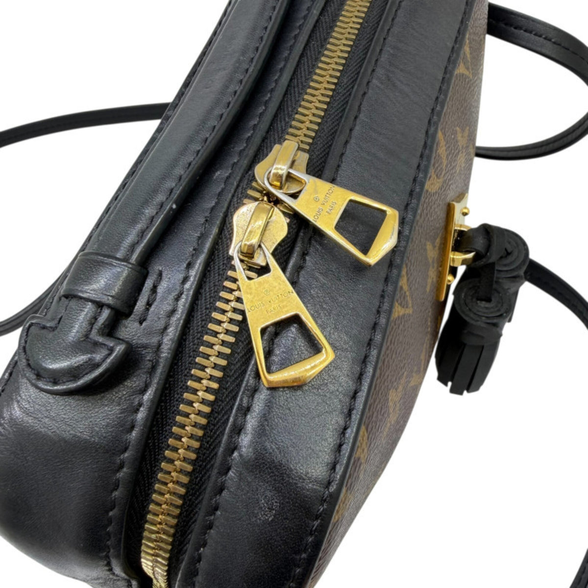 Louis Vuitton Black Brown Freesia Monogram Monogram Shoulder Bag (Pre-Owned)