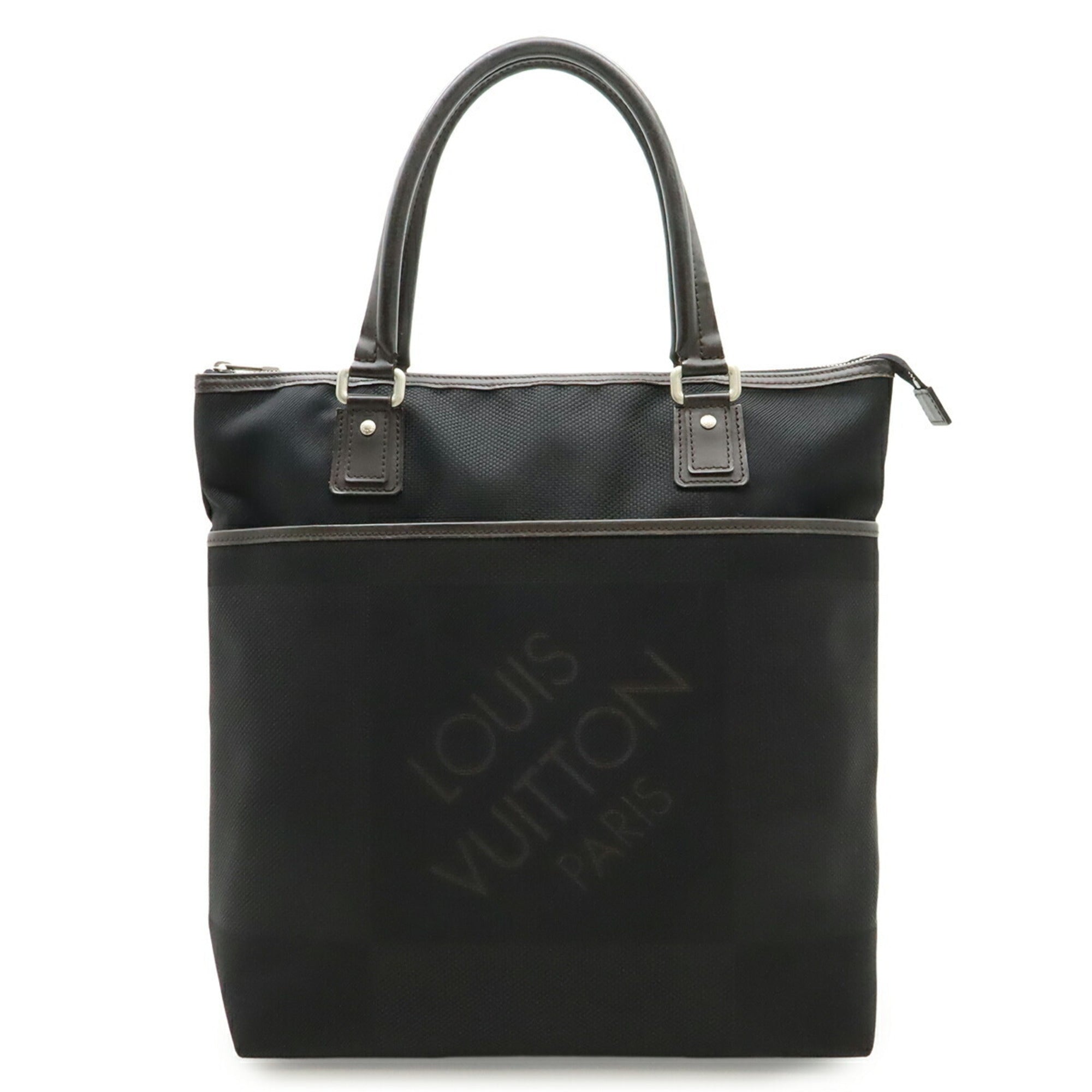 Louis Vuitton Black Noir Damier Geant Canvas Handbag Tote Bag (Pre-Owned)