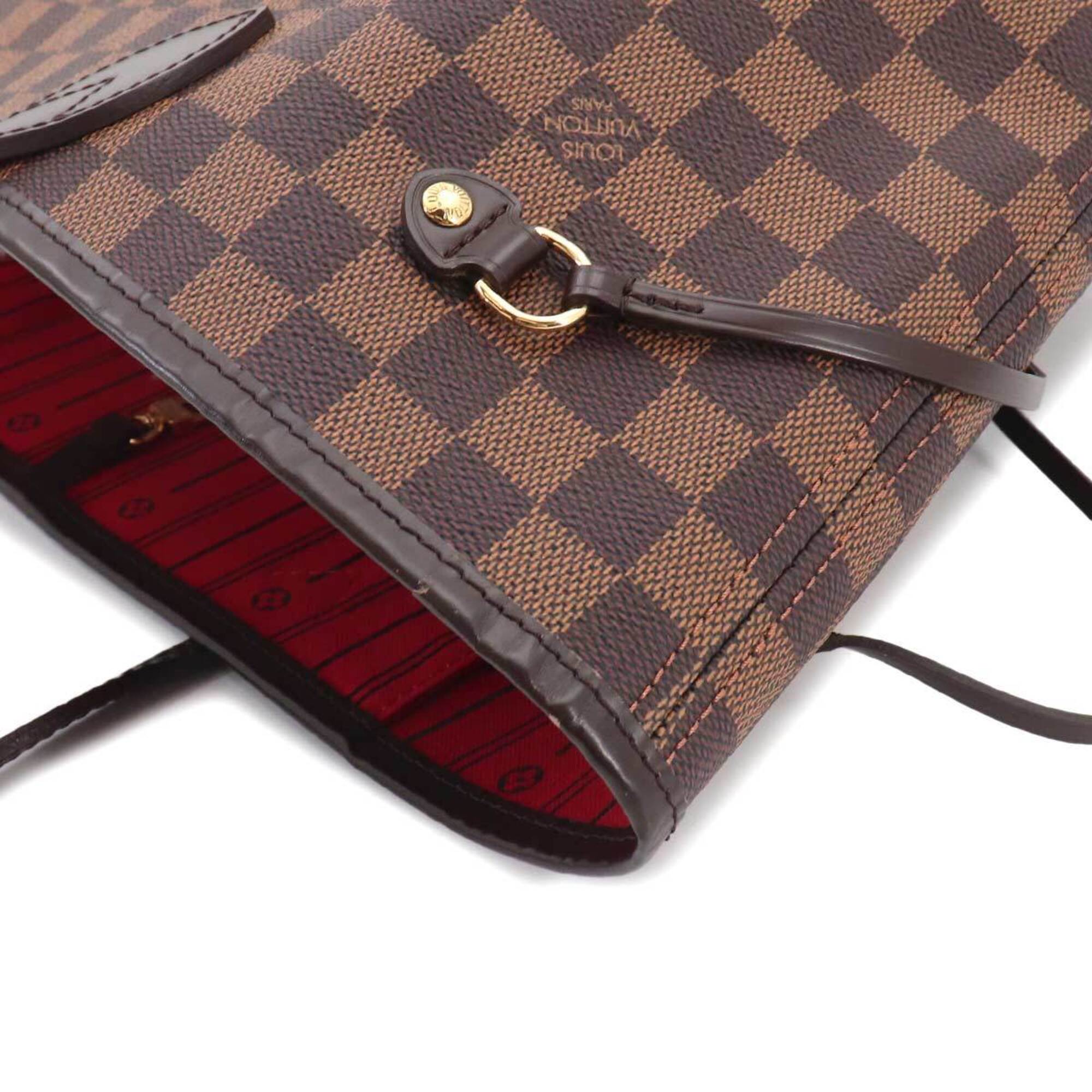 Louis Vuitton Cerise Ebene Damier Canvas Handbag Tote Bag (Pre-Owned)