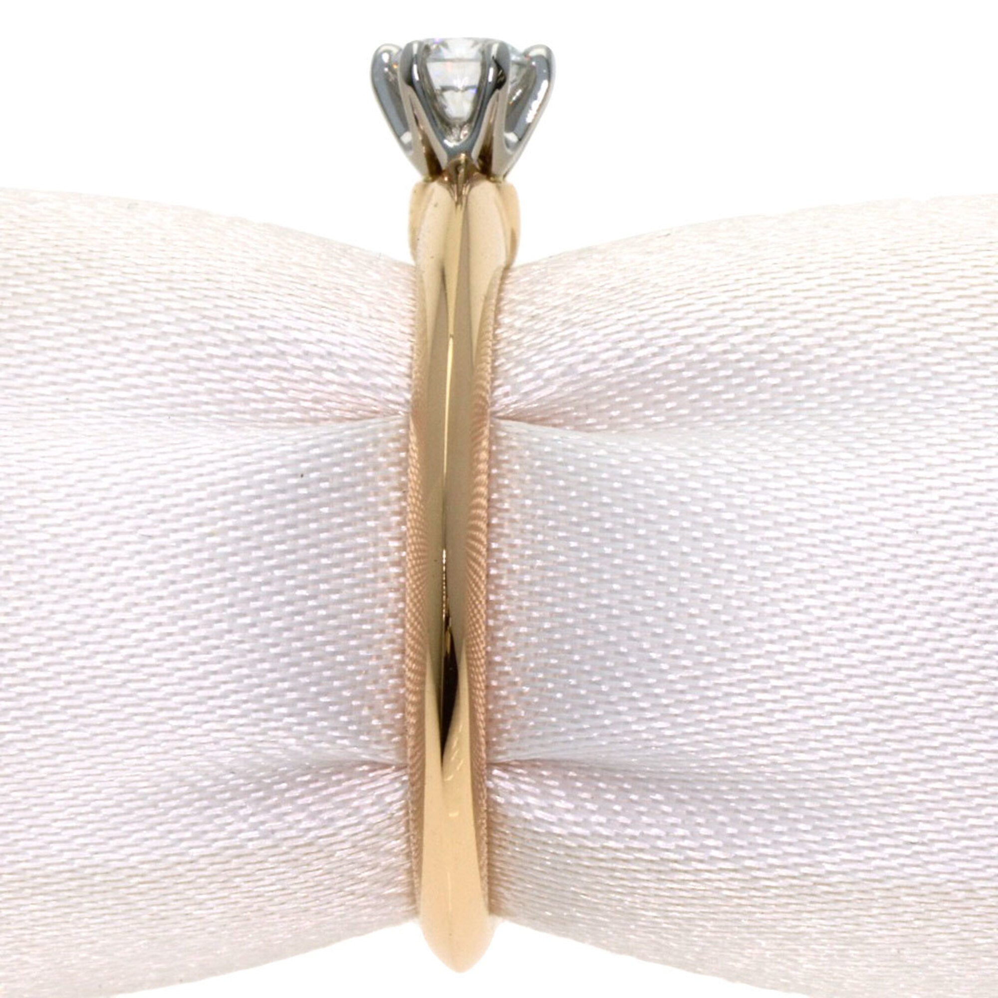 Tiffany Pink Gold Platinum Pink Gold (18K) Platinum 950 Band Ring (Pre-Owned)