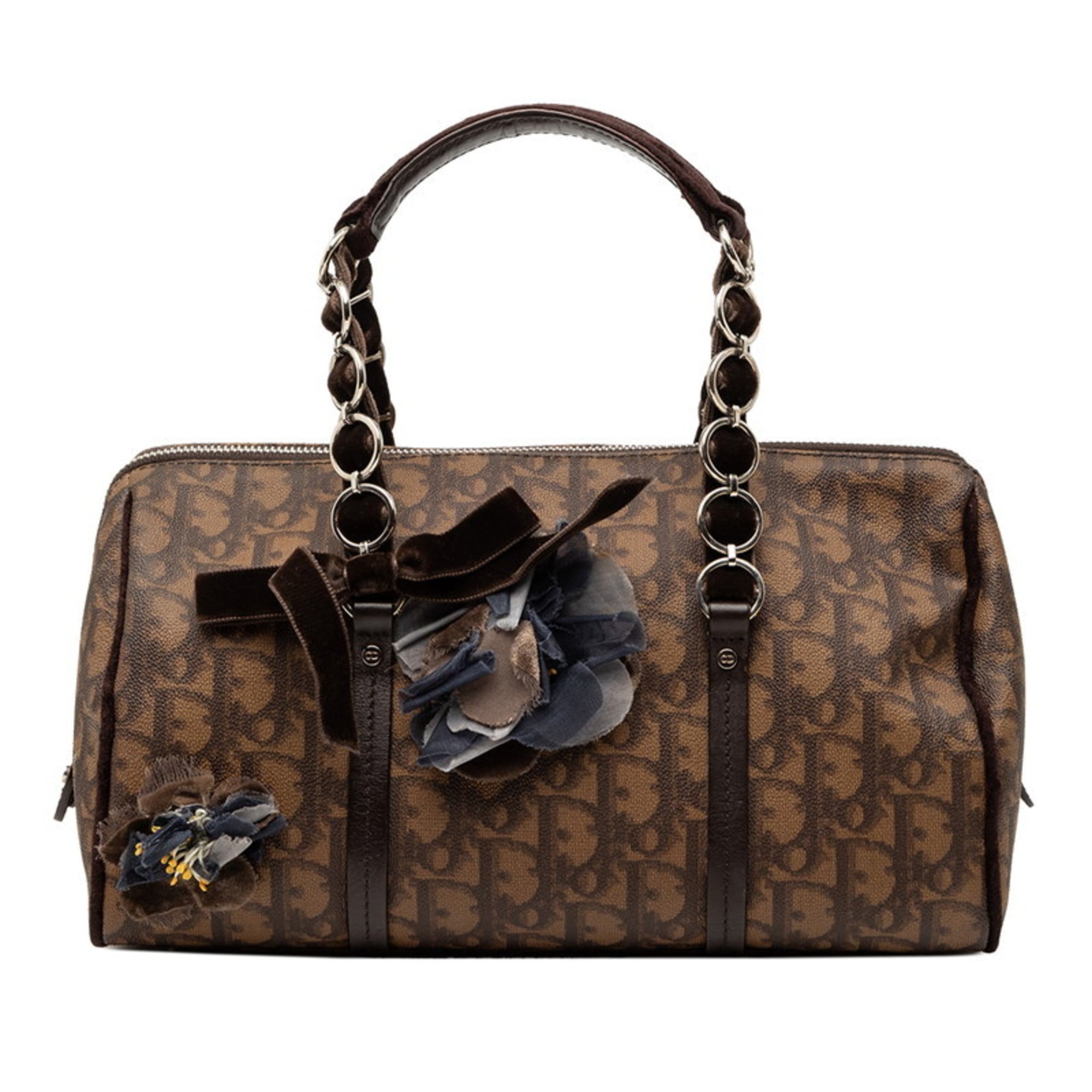 Christian Dior Brown Trotter Pvc Handbag (Pre-Owned)