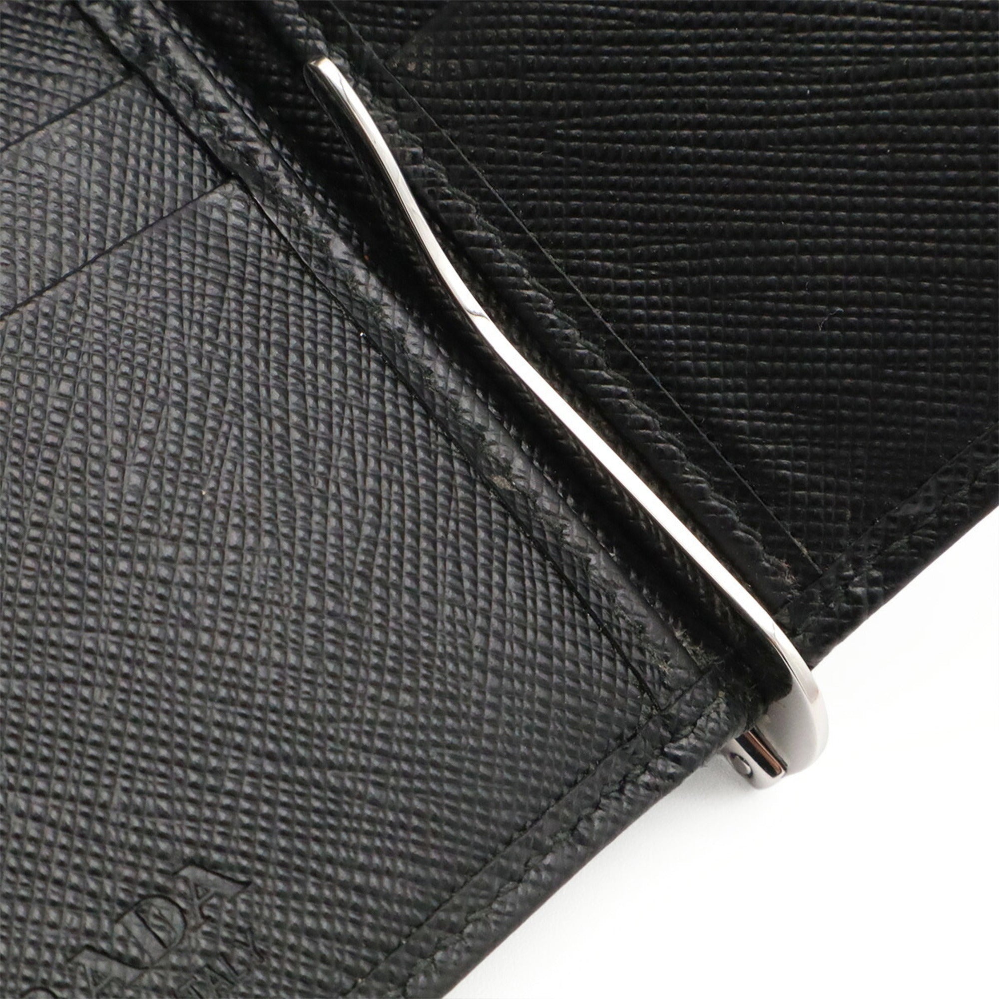 Prada Black Nero Leather Wallet (Bi-Fold) (Pre-Owned)