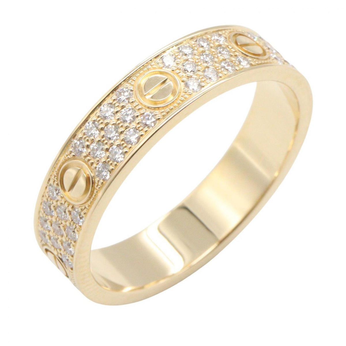 Cartier Gold Clear Yellow Gold (18K) Band Ring (Pre-Owned)