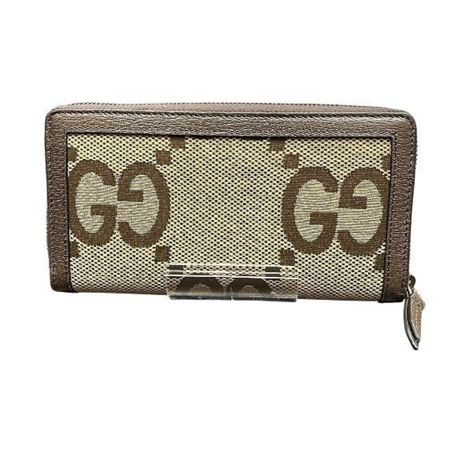 Gucci Brown Bamboo Long Wallet (Bi-Fold) (Pre-Owned)