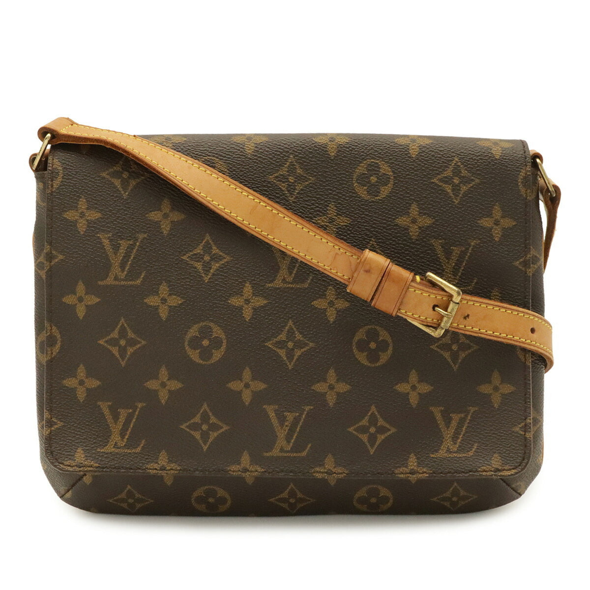 Louis Vuitton Brown Monogram Canvas Pvc Coated Canvas Shoulder Bag (Pre-Owned)