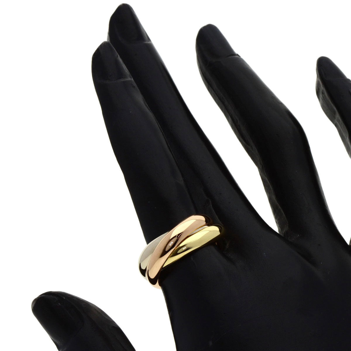 Cartier Trinity Yellow Gold (18K) Pink Gold (18K) White Gold (18K) Band Ring (Pre-Owned)