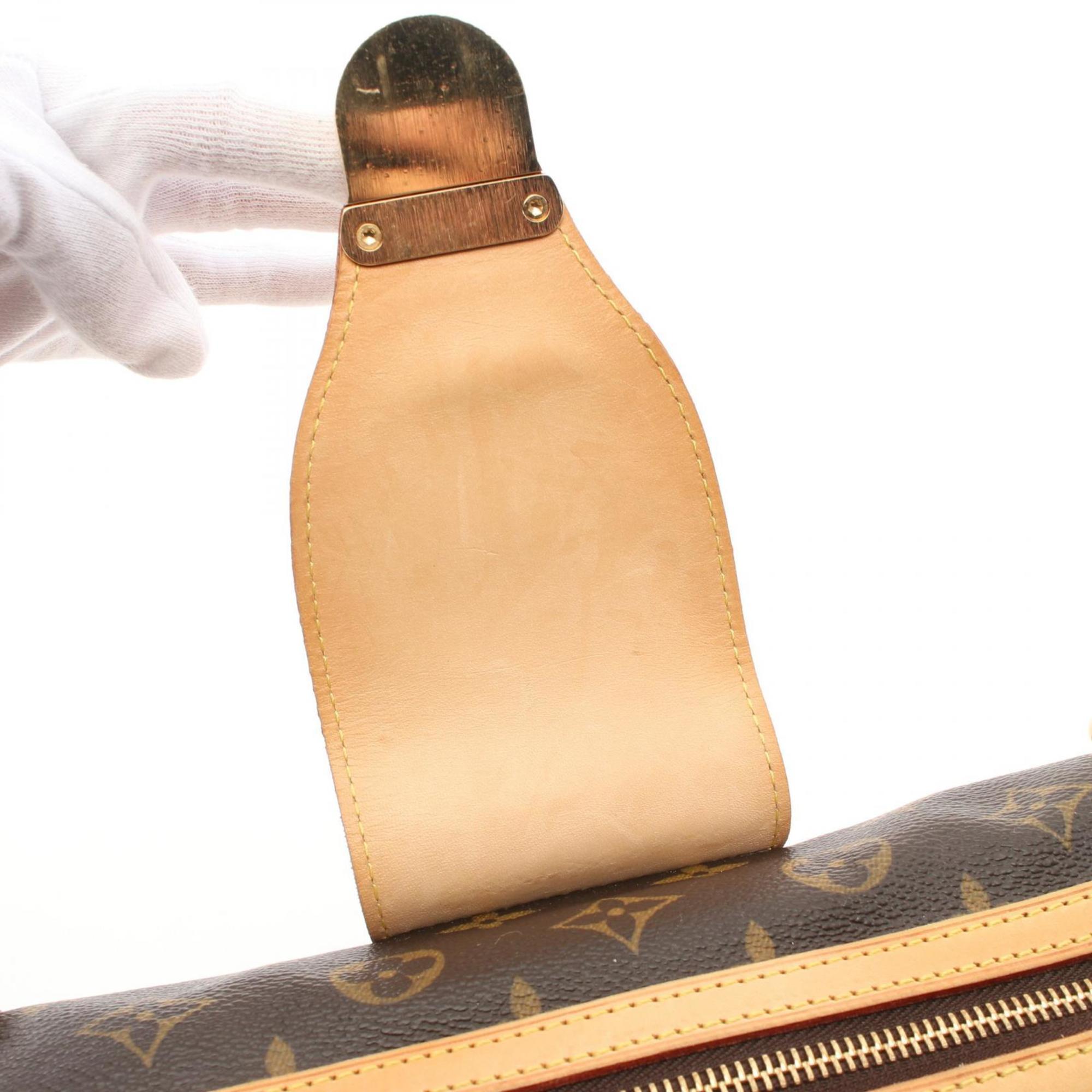 Louis Vuitton Brown Pvc Coated Canvas Leather Shoulder Bag (Pre-Owned)