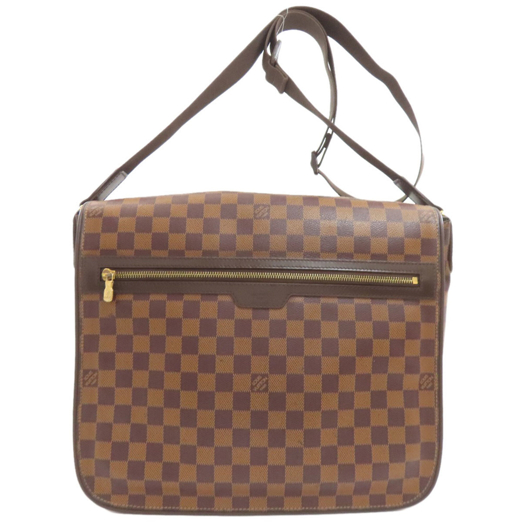 Louis Vuitton Damier Damier Canvas Ebene Damier Canvas Shoulder Bag (Pre-Owned)