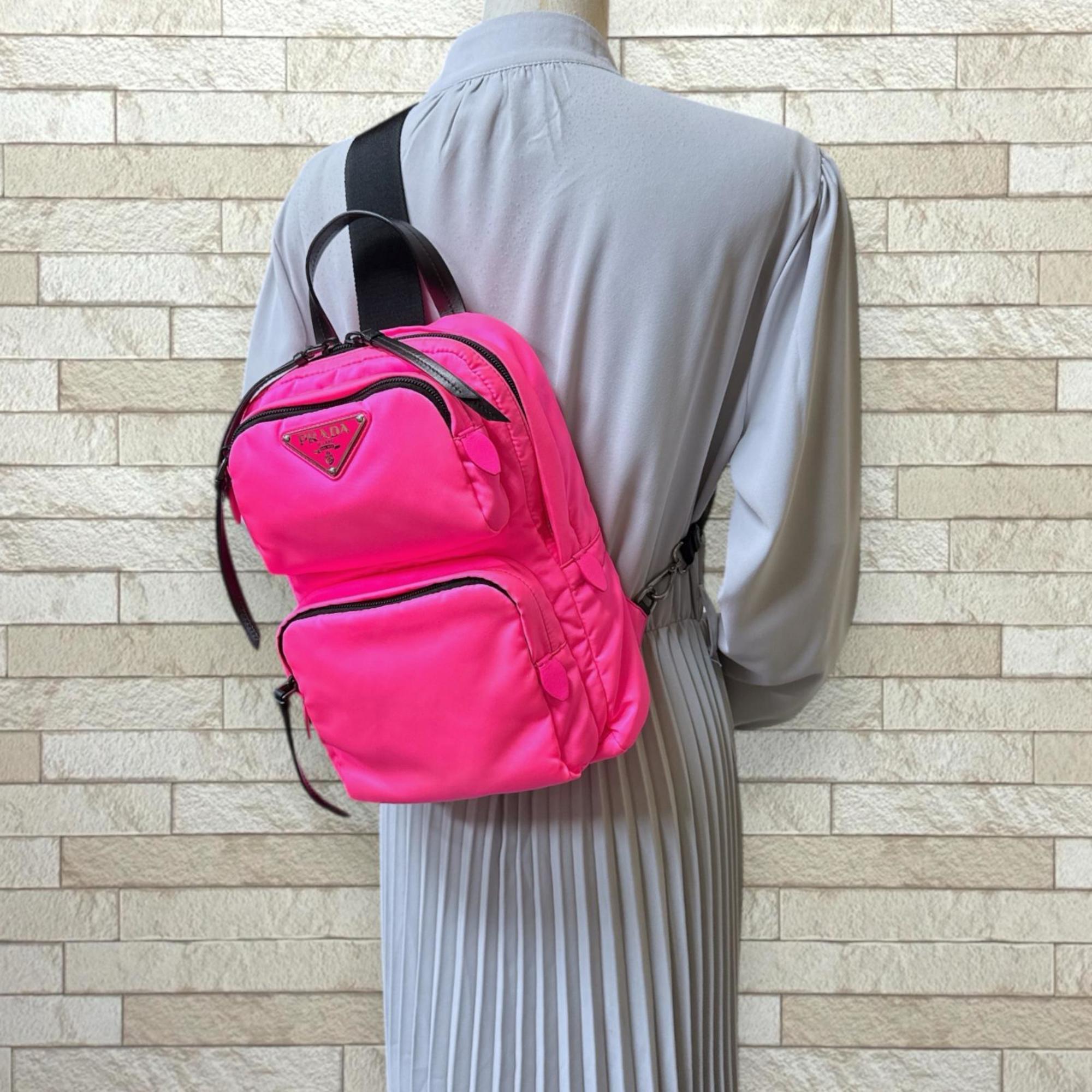 Prada Pink Nylon Sling Bag (Pre-Owned)
