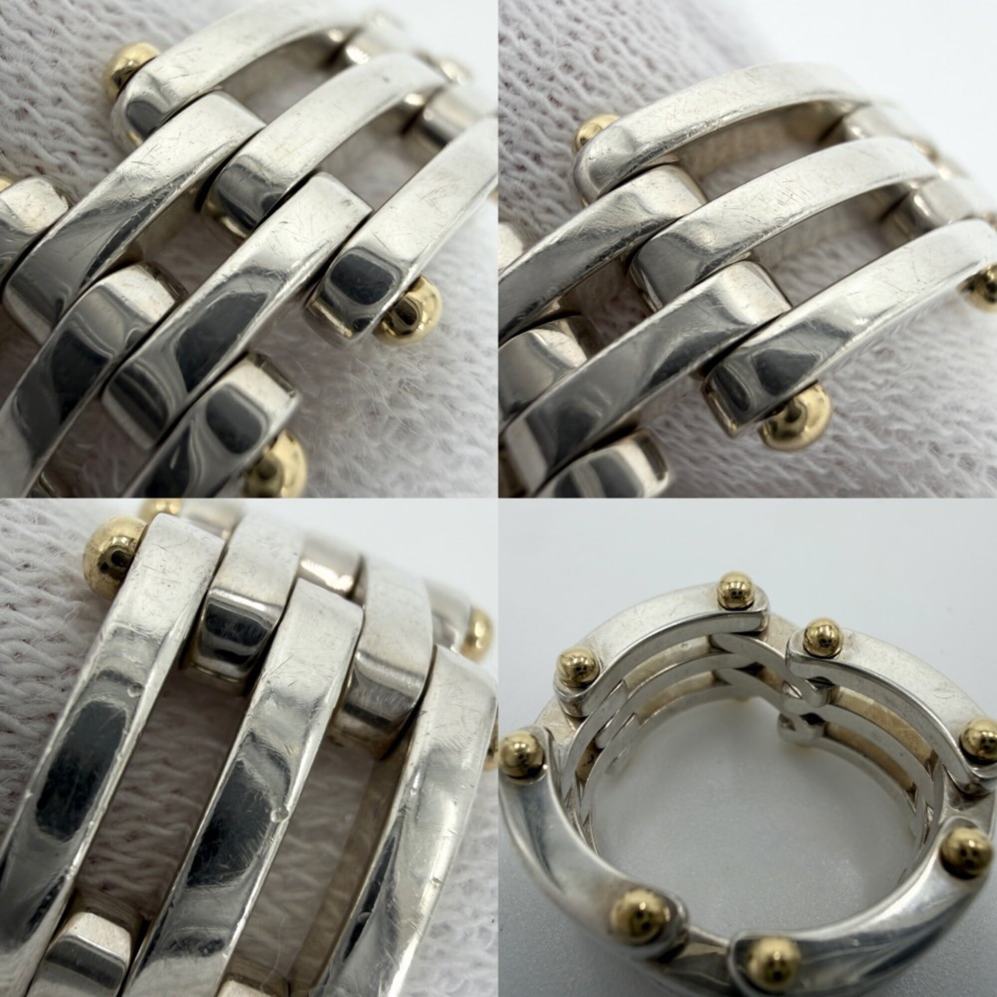 Tiffany Silver Silver 925 Yellow Gold (Pre-Owned)