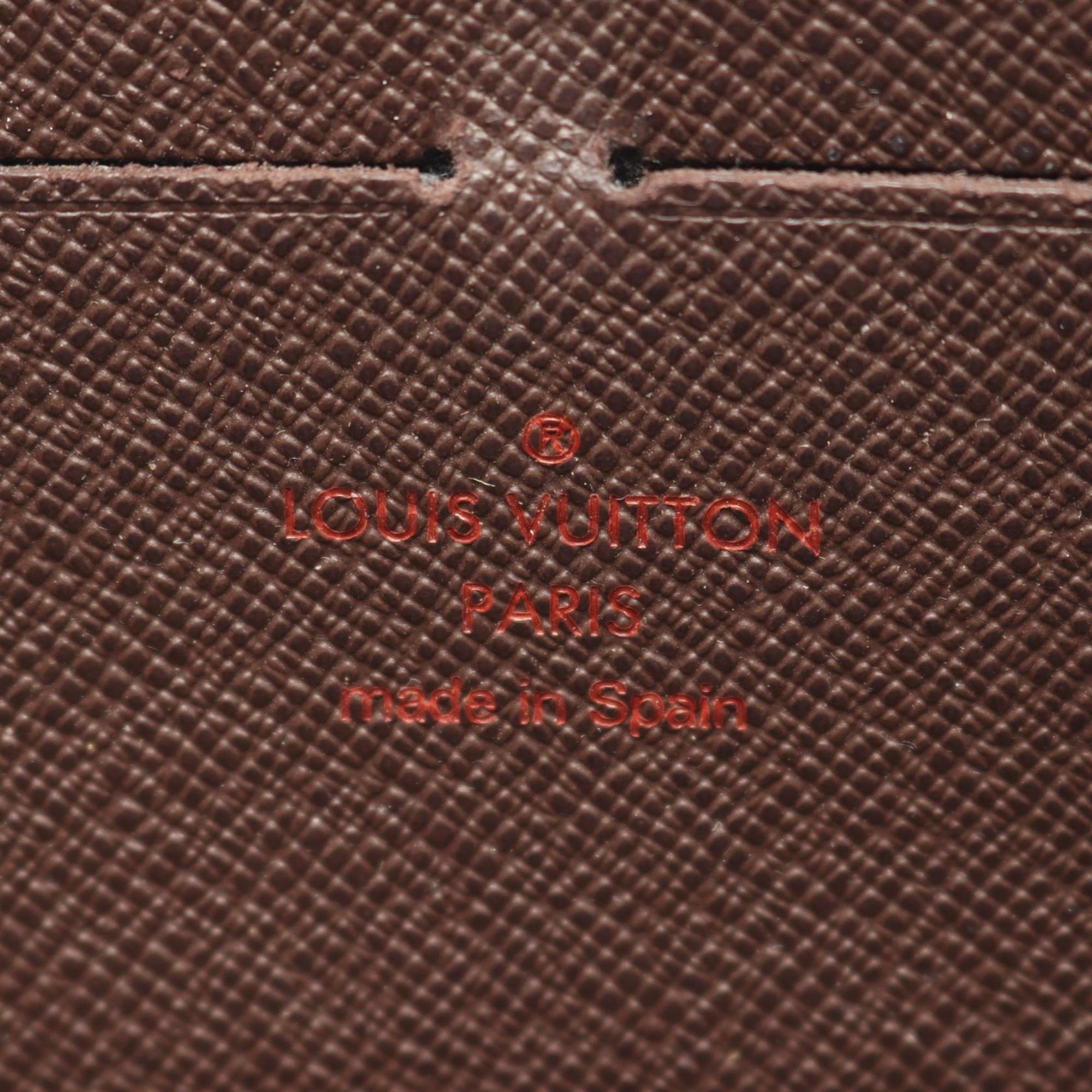 Louis Vuitton Brown Damier Canvas Coated Canvas Long Wallet (Bi-Fold) (Pre-Owned)