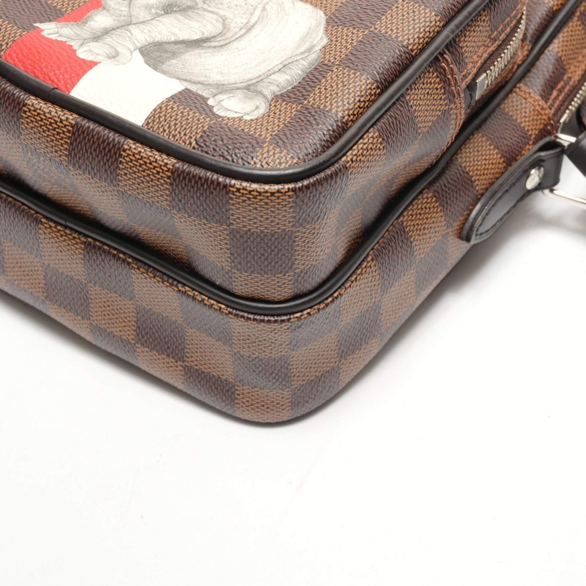 Louis Vuitton Damier Brown Damier Canvas Shoulder Bag (Pre-Owned)