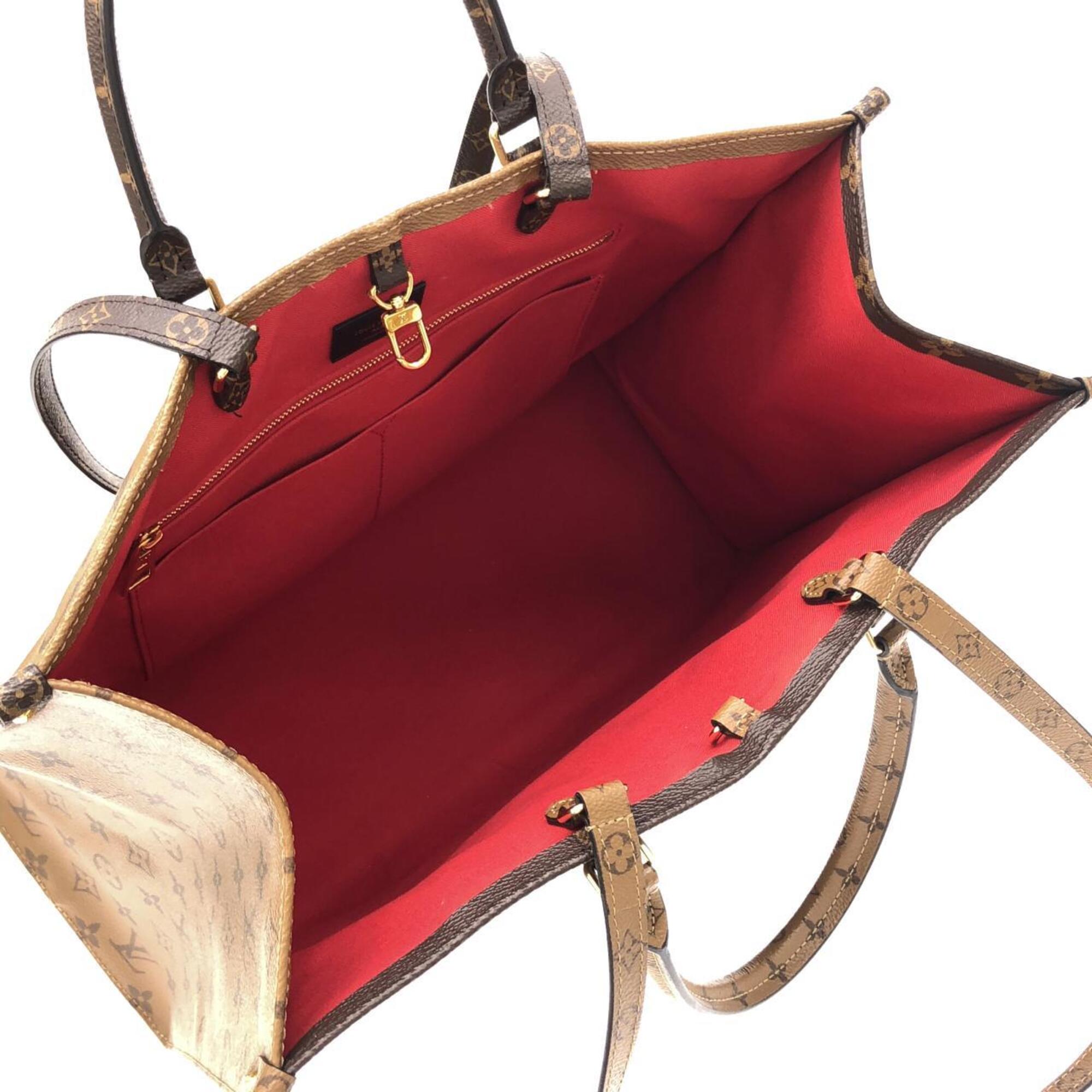 Louis Vuitton Marron Coated Canvas Handbag (Pre-Owned)