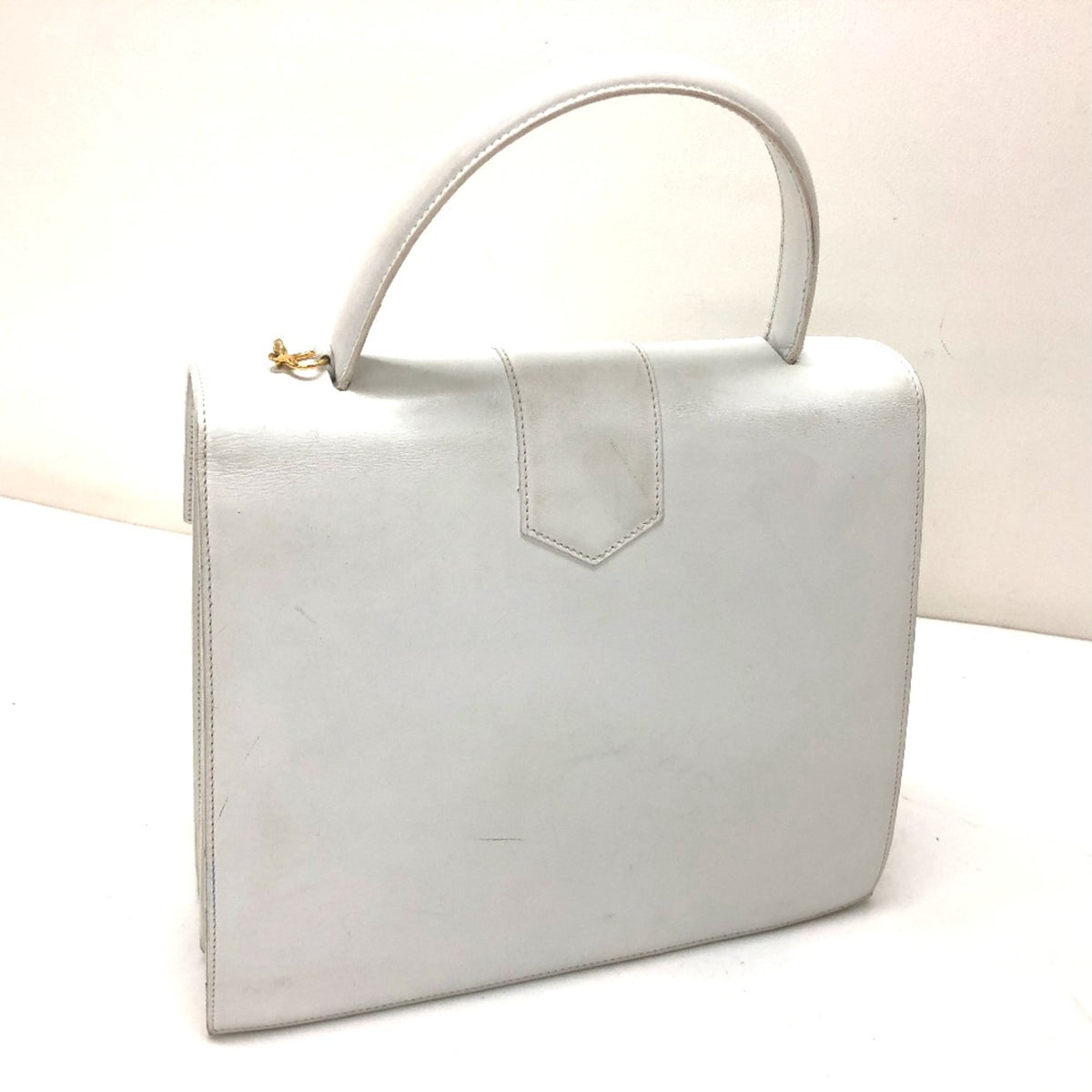 Celine White Leather Handbag (Pre-Owned)