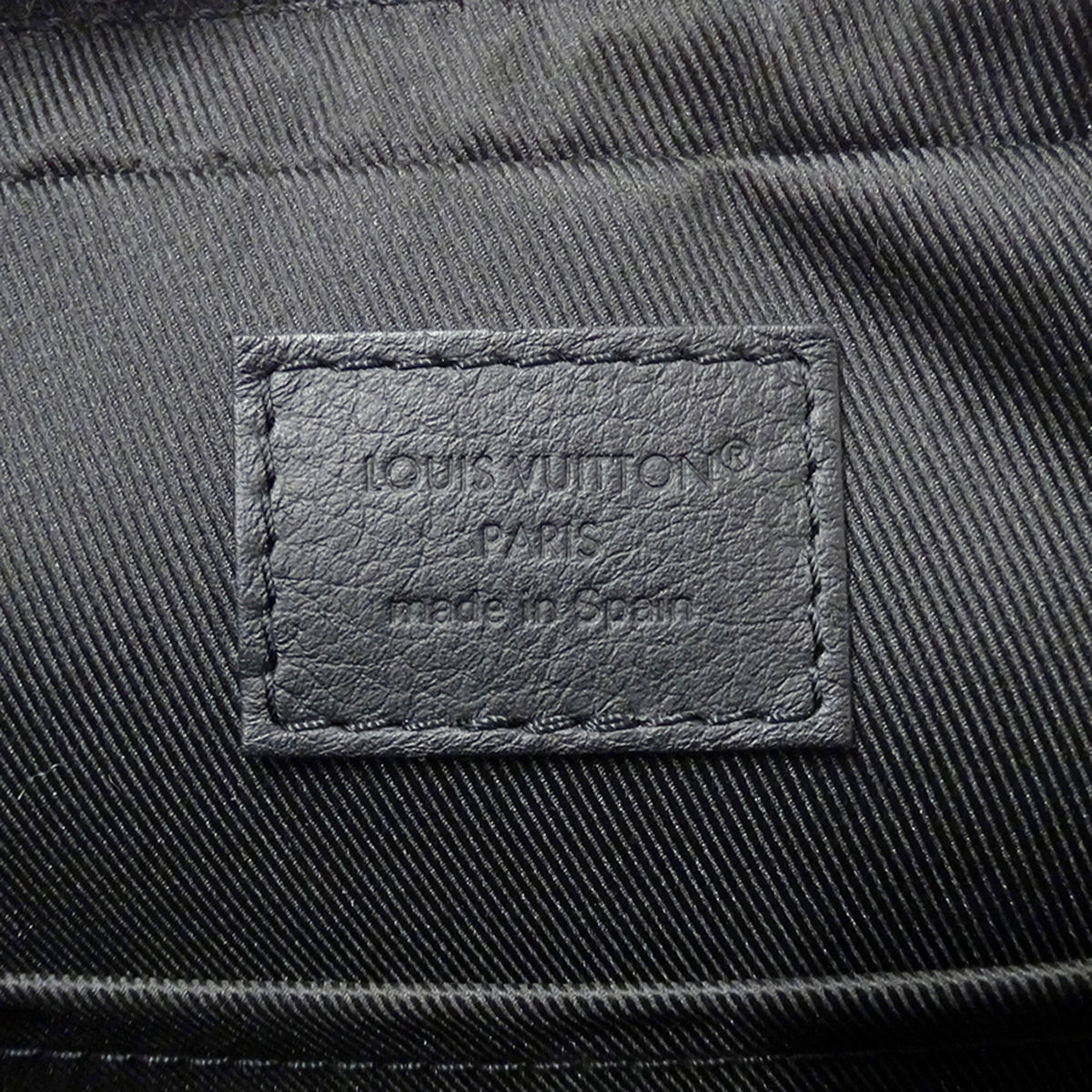 Louis Vuitton Black Monogram Noir Monogram Shadow Handbag Pouch Shoulder Bag (Pre-Owned)